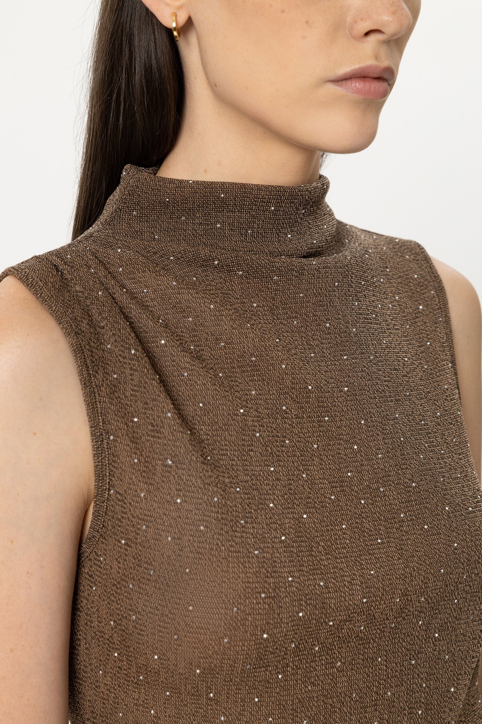 Glanz-Turtleneck-Top, the ethnic print #4