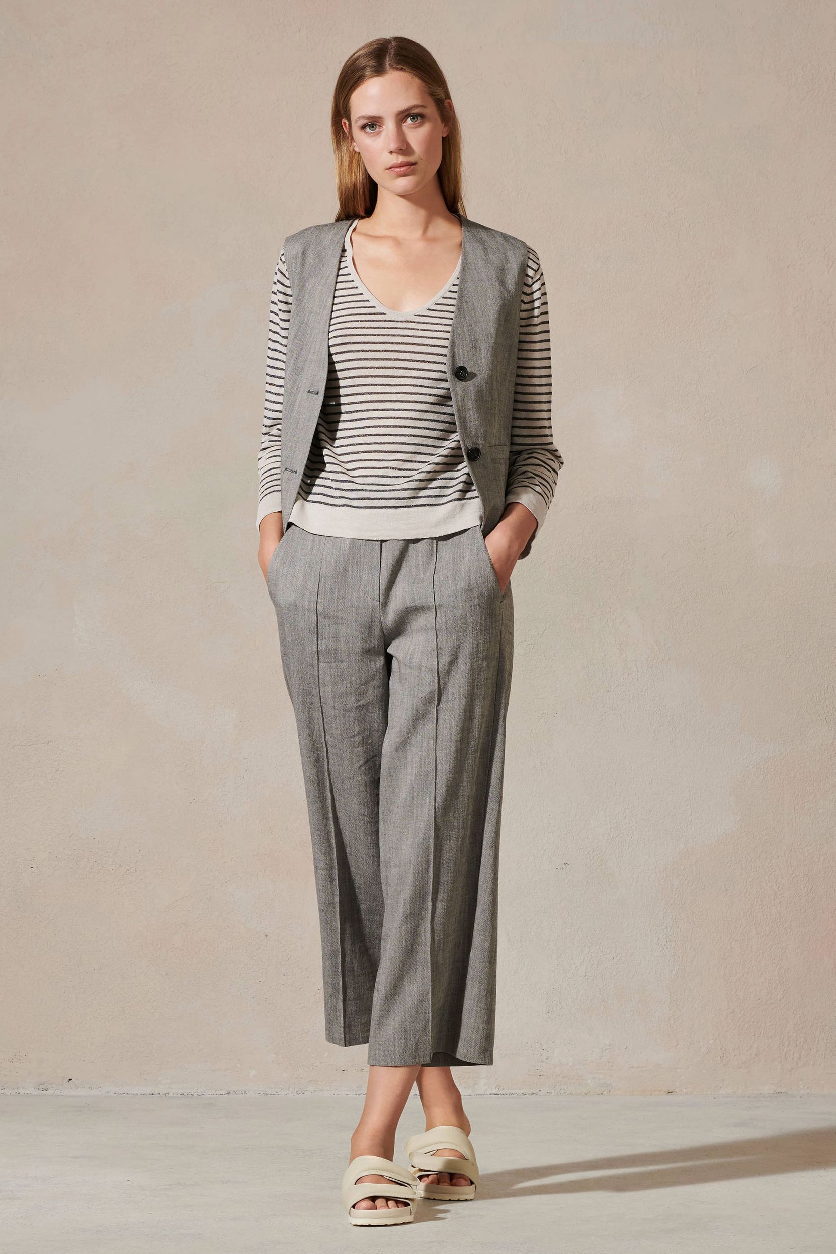 Luisa Cerano Leinenhose 