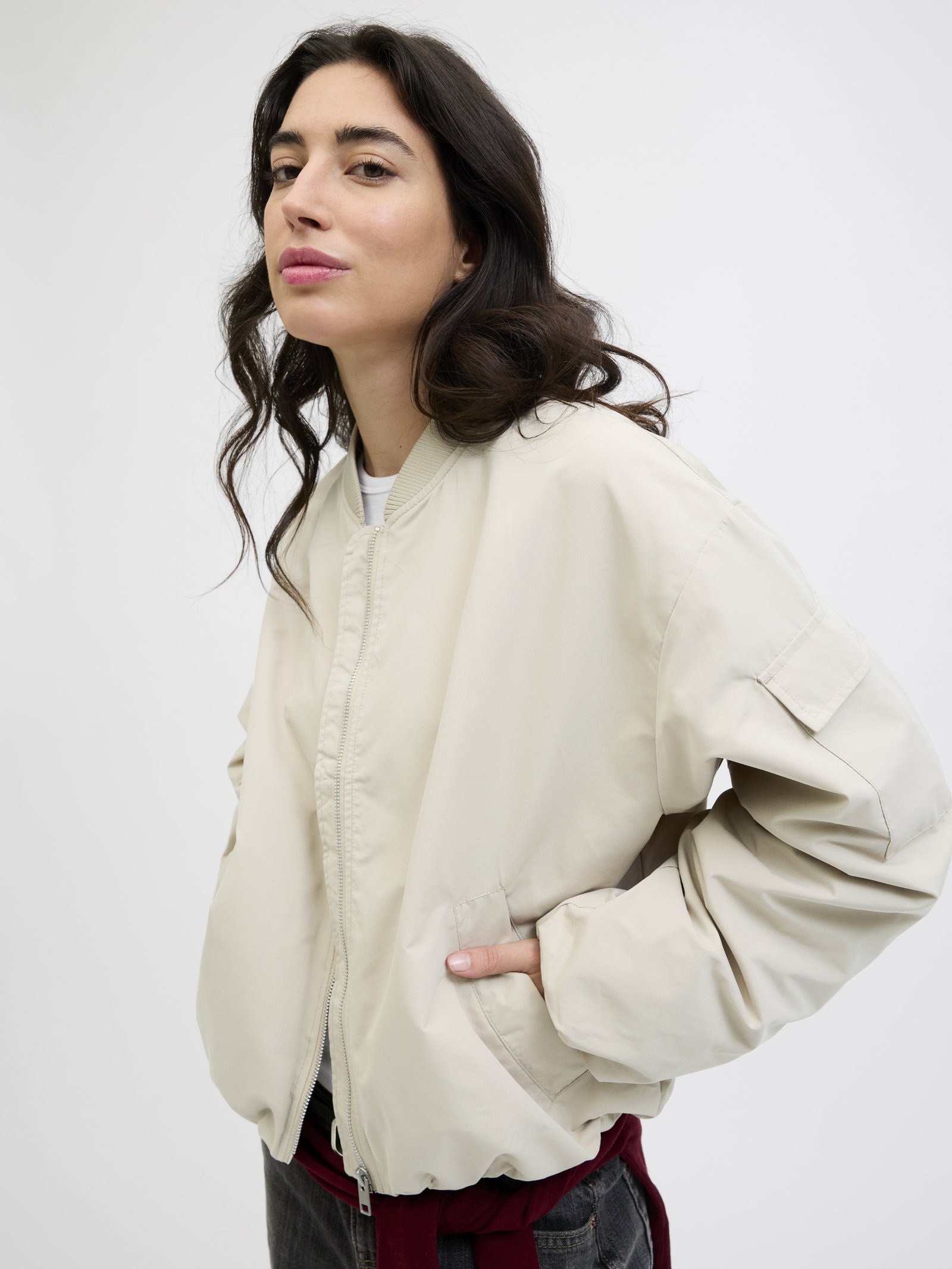JXLEILA BOMBER JACKET OTW NOOS, Feather Gray #8