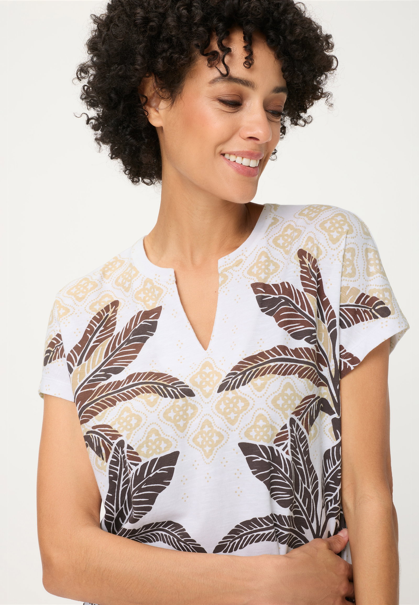 T-Shirt Short Sleeves, Dark Brown #3