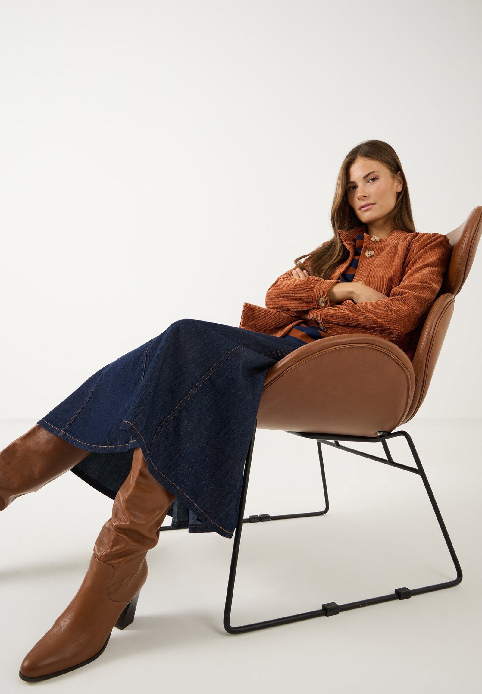 Soft Corduroy Jacket, cinnamon #4