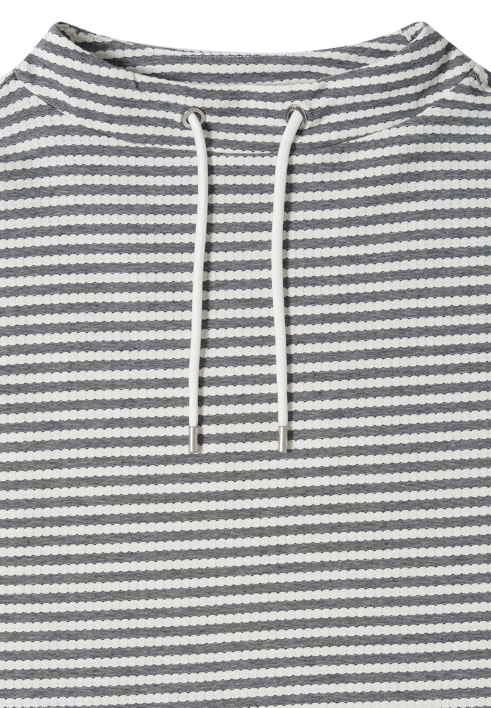 TOS Striped Structure Funnelne, urban dark blue #2