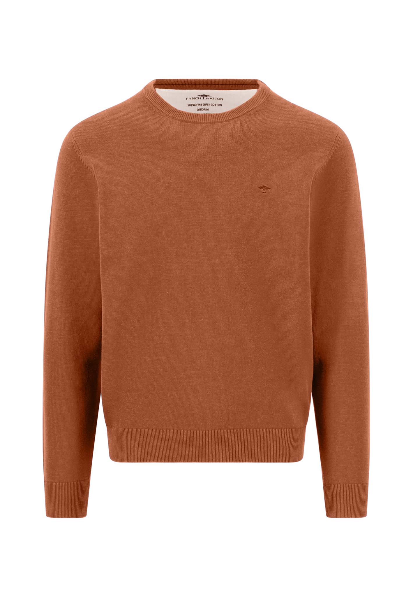 O-Neck, Superfine, sienna #1