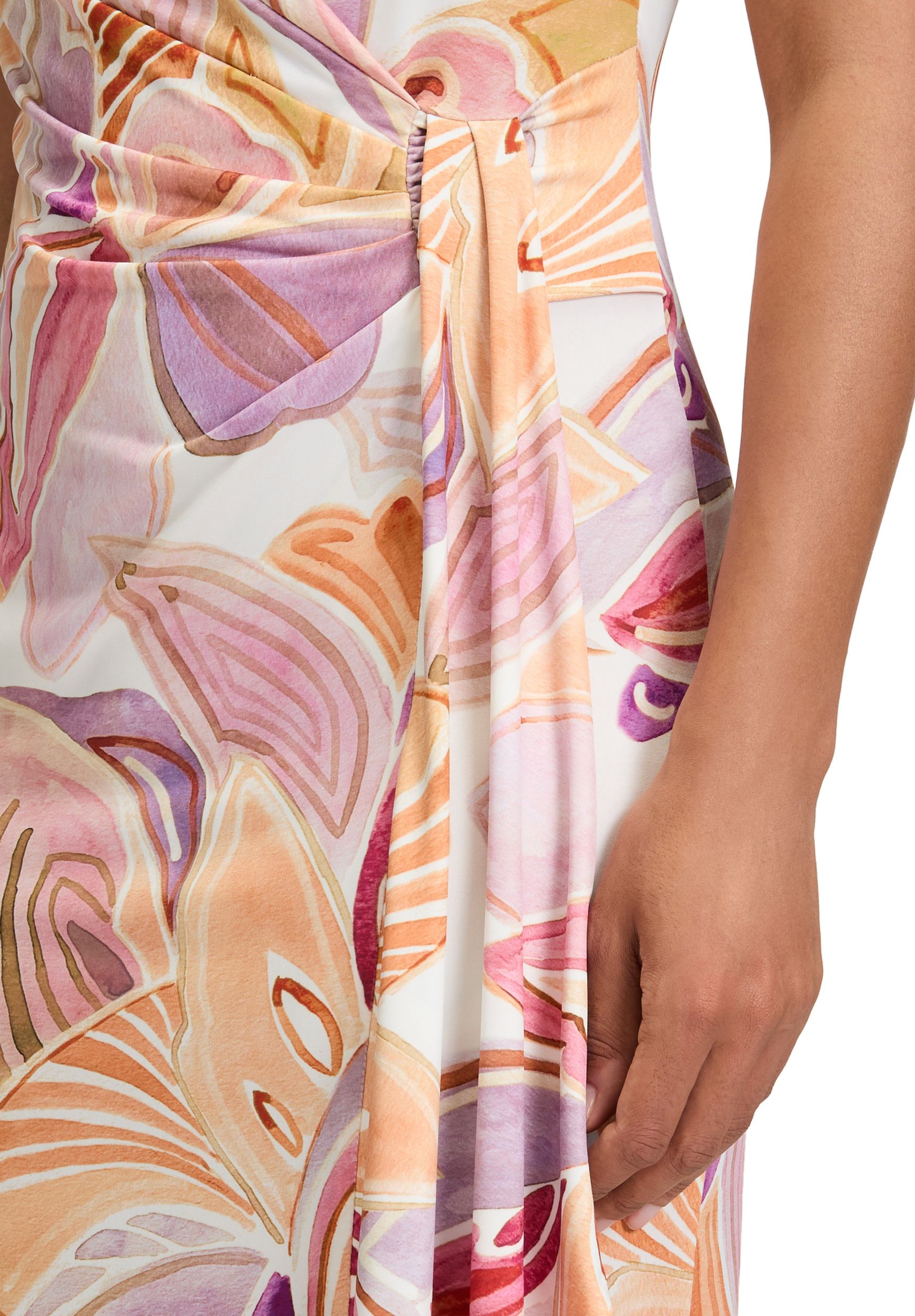 Cartoon |  Cartoon Sommerkleid  | 42 | cream/rosé