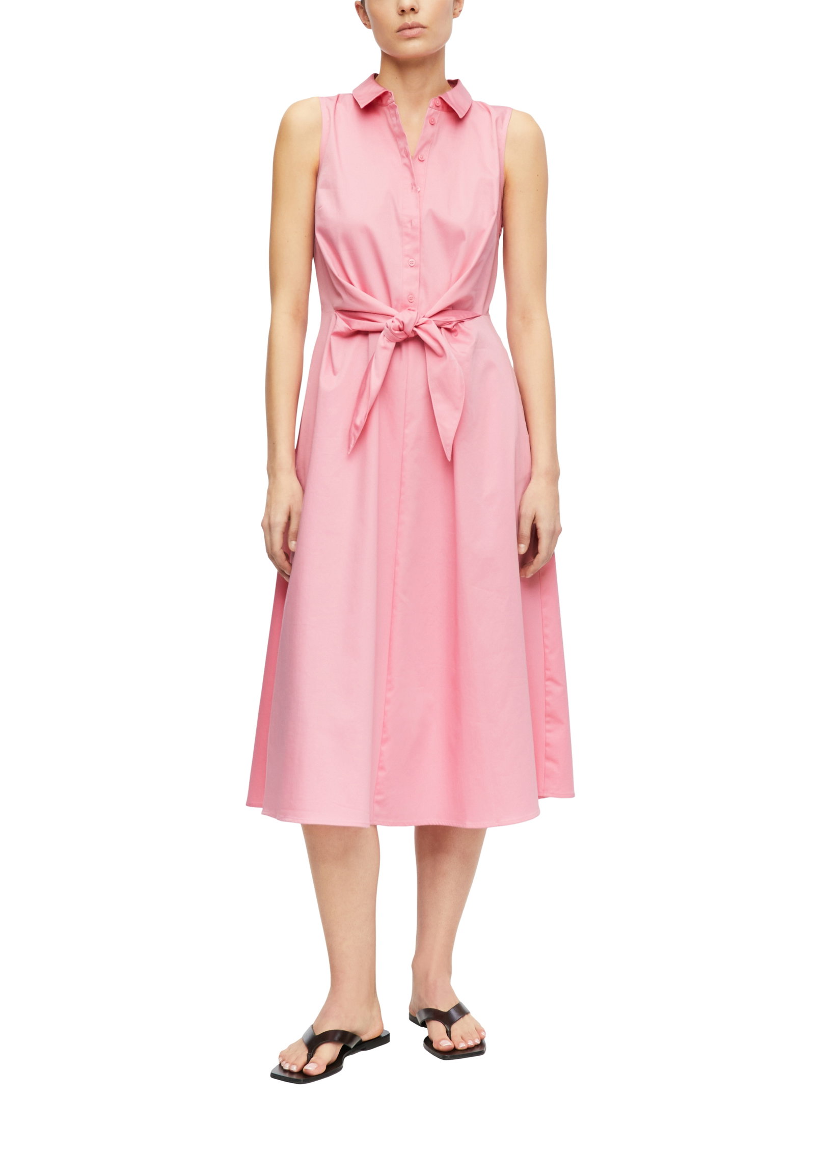 Comma taillierte Popeline-Kleid in Midi-Länge #7