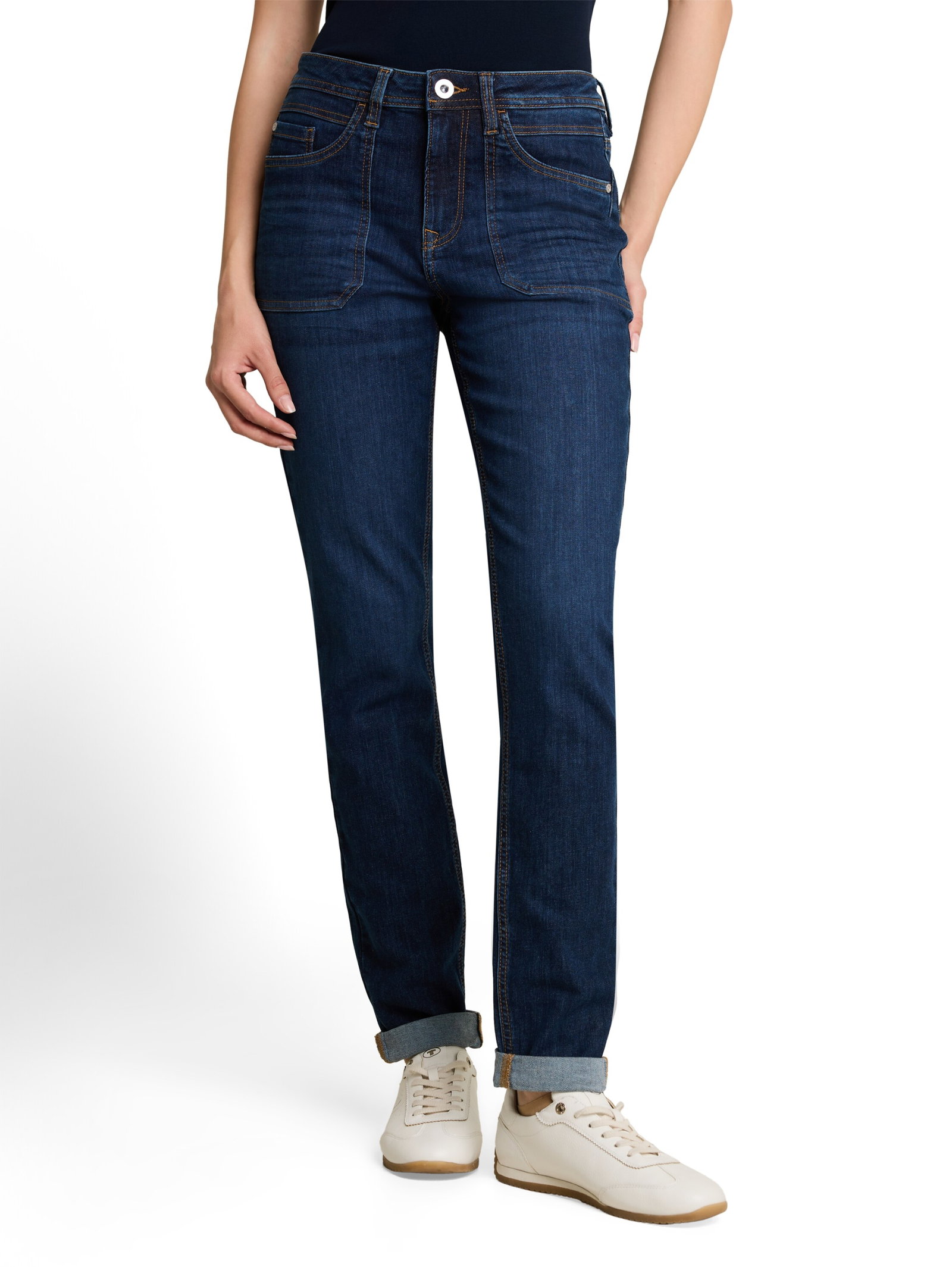 TTMAYA TAPERED, Clean Dark Stone Blue Denim #2