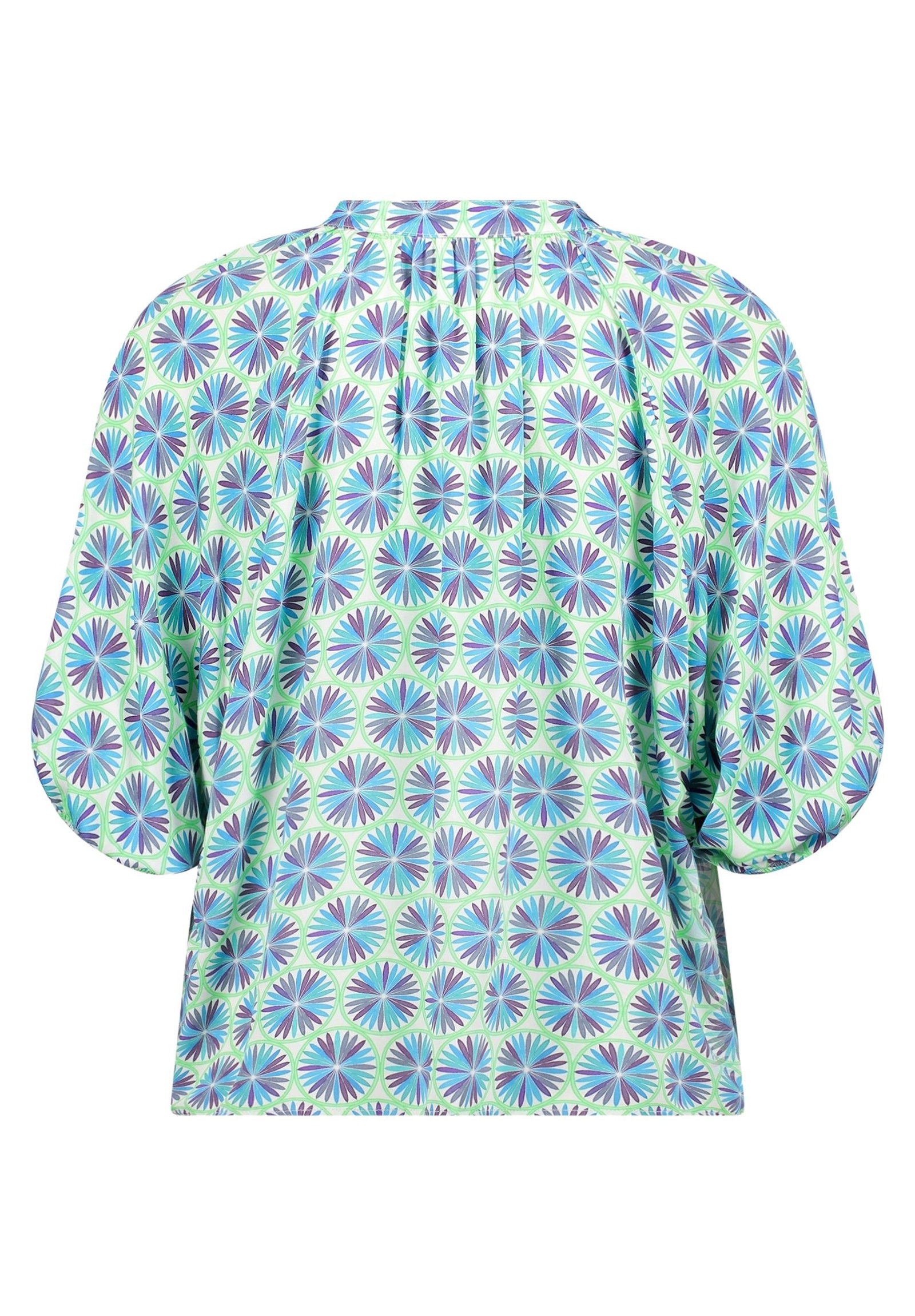 Cartoon |  Cartoon Druckbluse  | 46 | green/blue