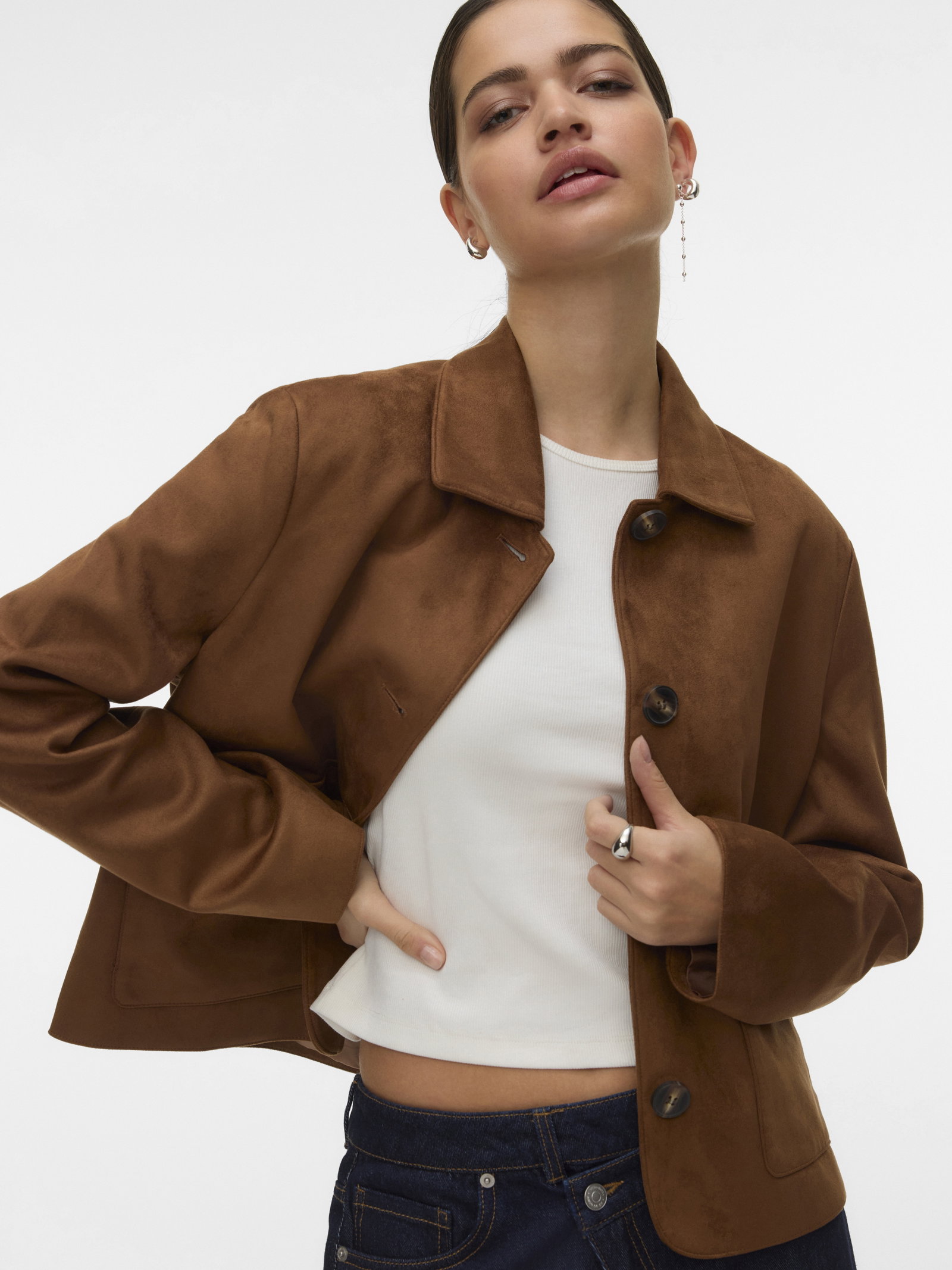 VMJOSE KELLY SHORT JACKET GA NOOS, Cognac #4
