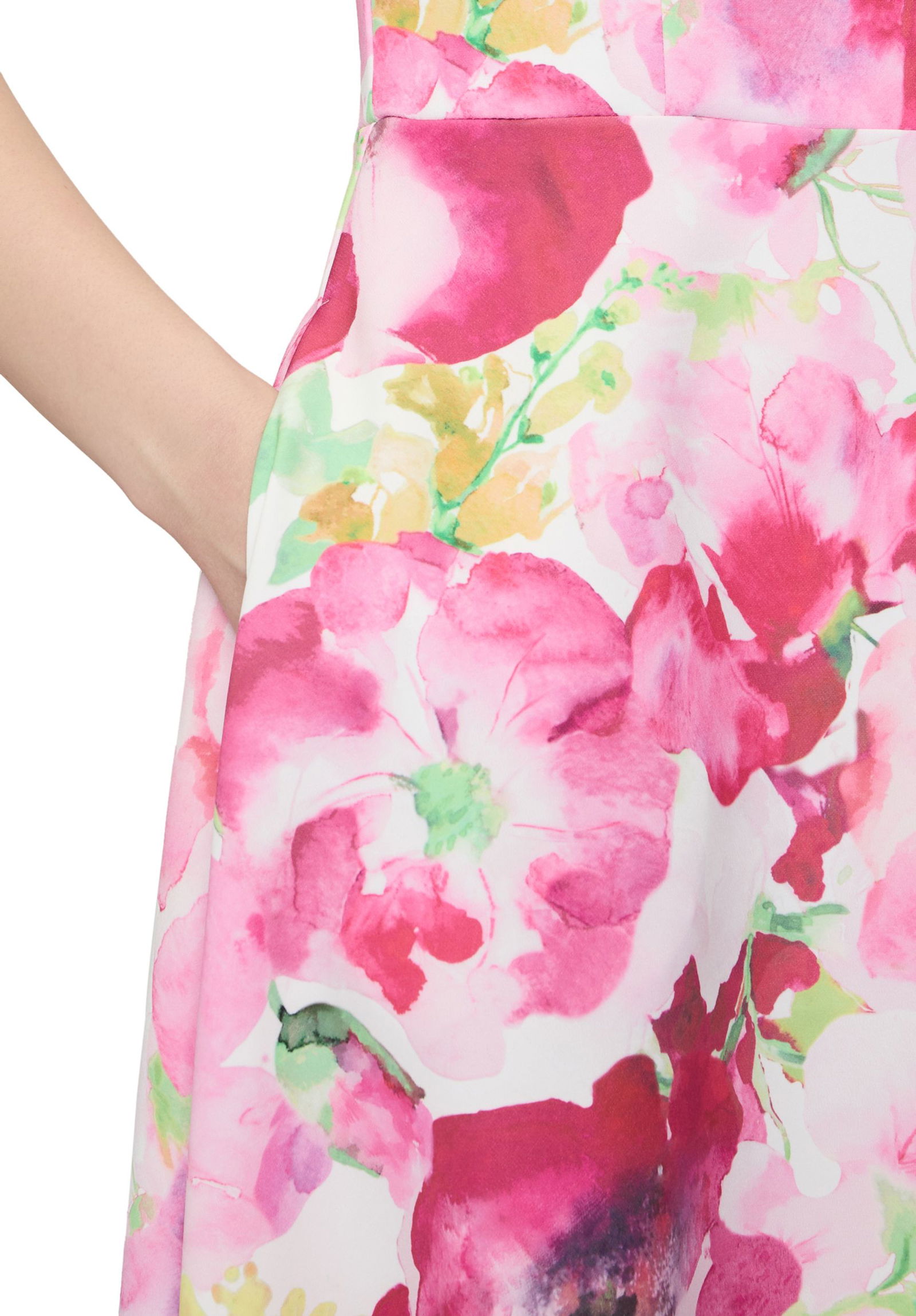 Vera Mont |  Vera Mont Kurzes Kleid  | 42 | cream/rosé