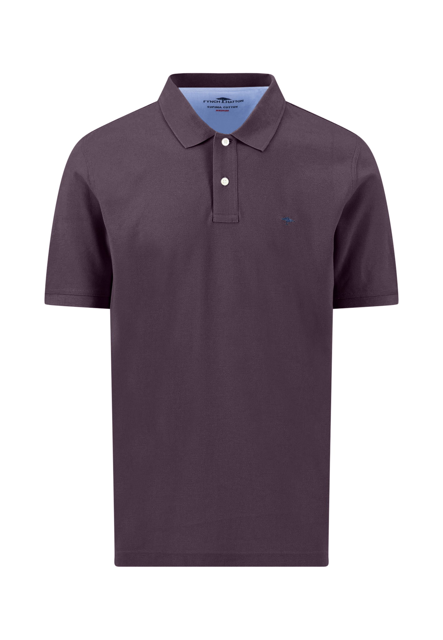 Basic Polo, Premium Cotton, aubergine #1