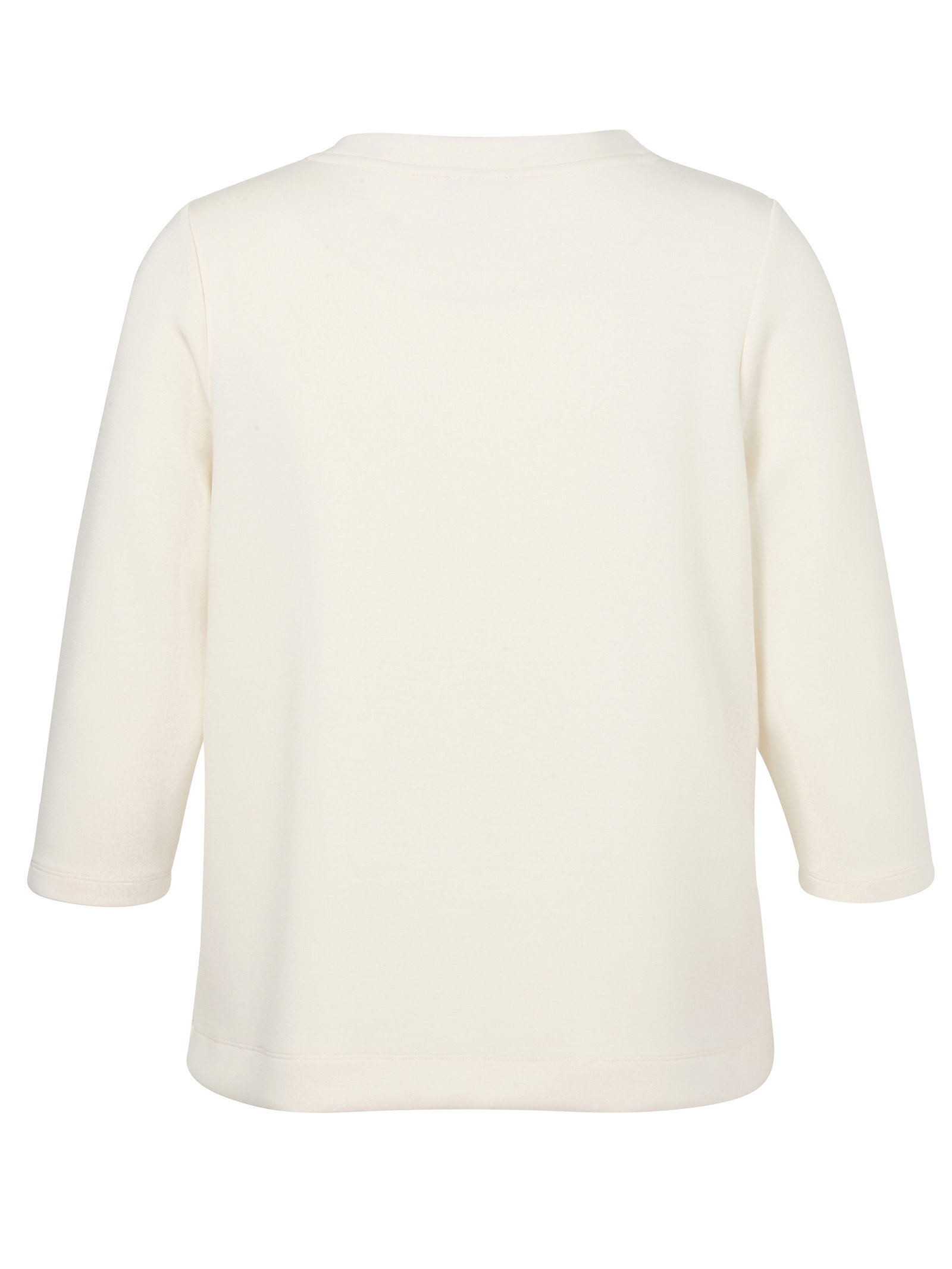 Sweatshirt Rundhals 3/4 Arm, creme #2