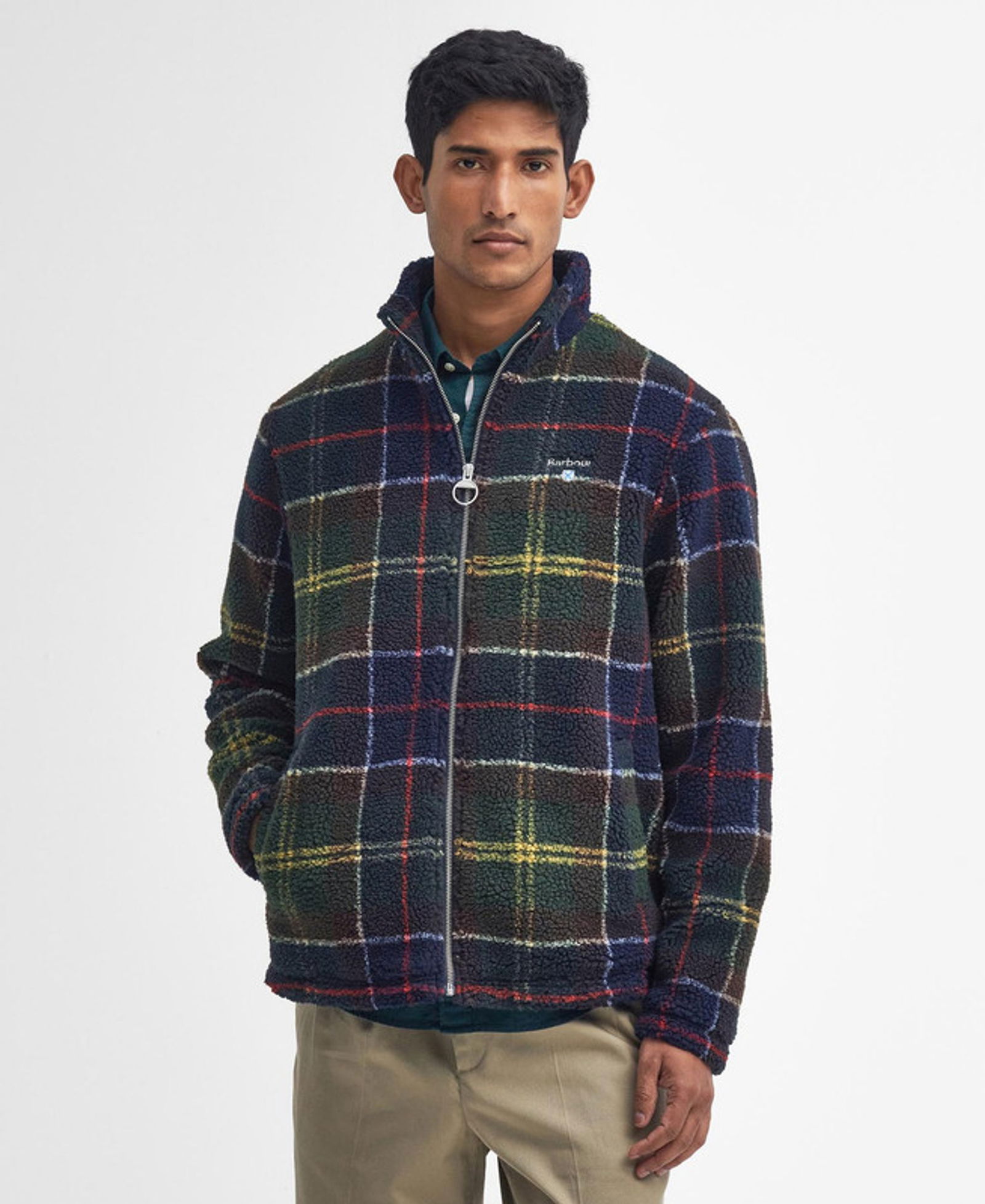  | Babour Essential Pullover | L | Classic Tartan