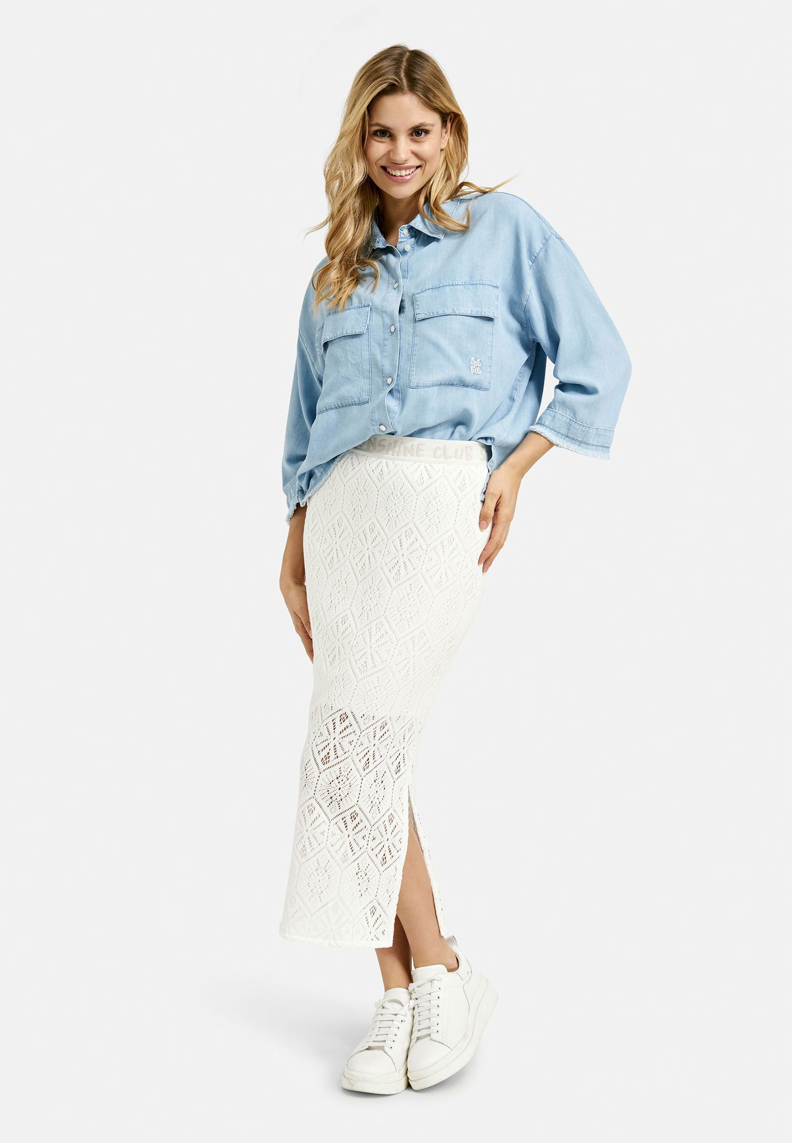 Smith&Soul |  Cropped Denim Shirt Blouse | XS | denim
