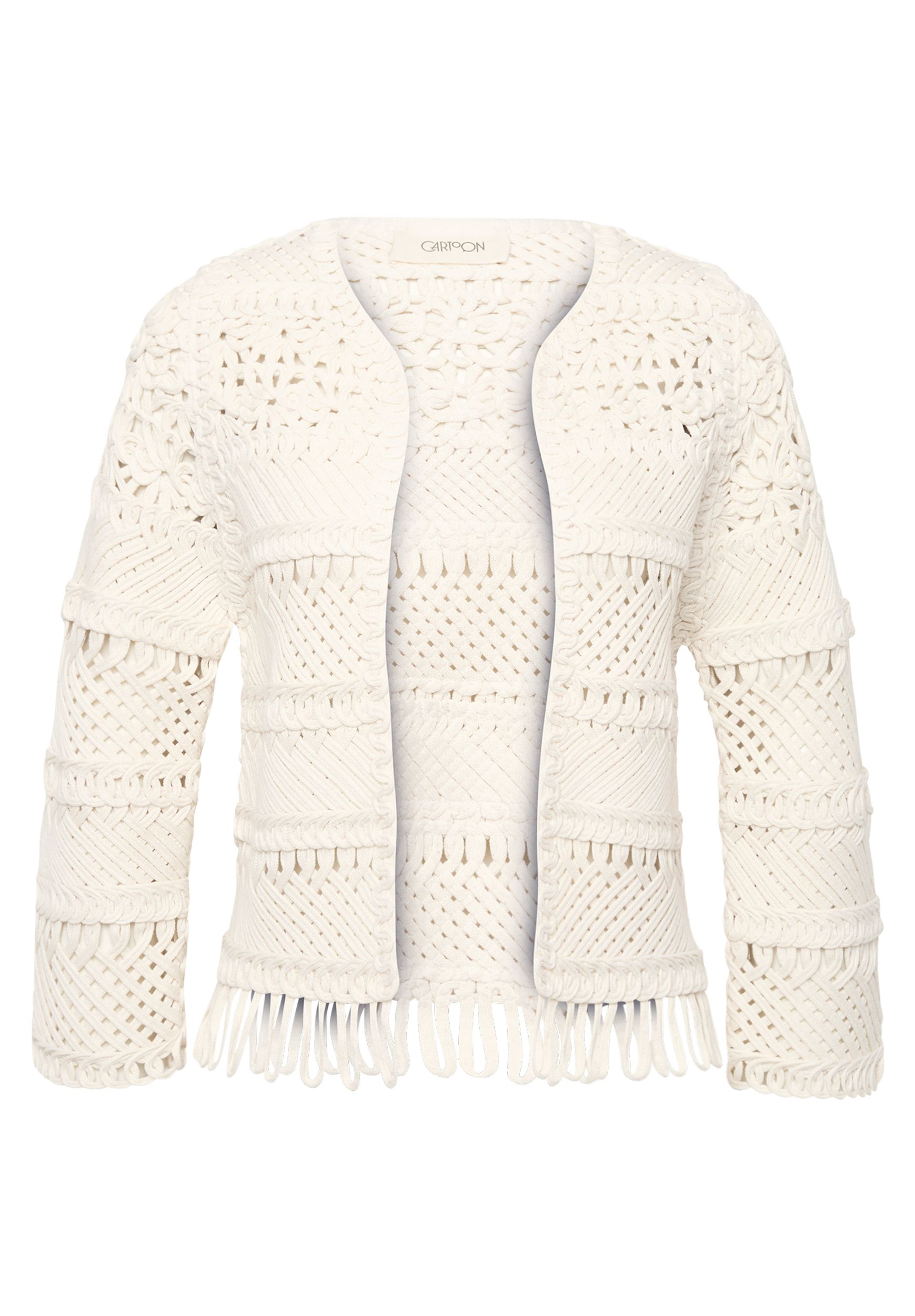  |  Casual-Strickjacke | 44 | beige