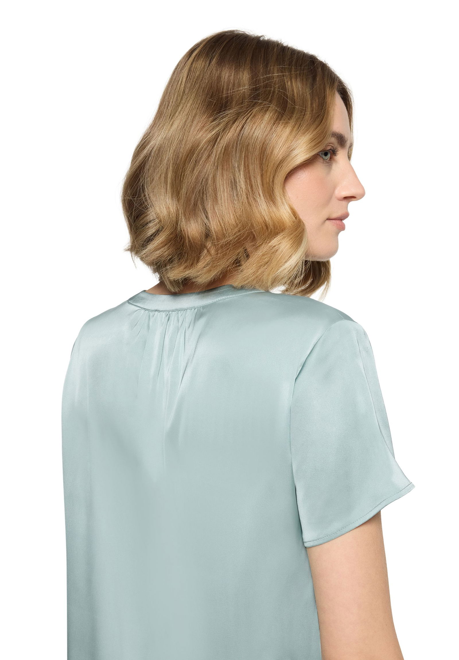 |  Bluse Kurz 1/2 Arm, Light Beige | 38