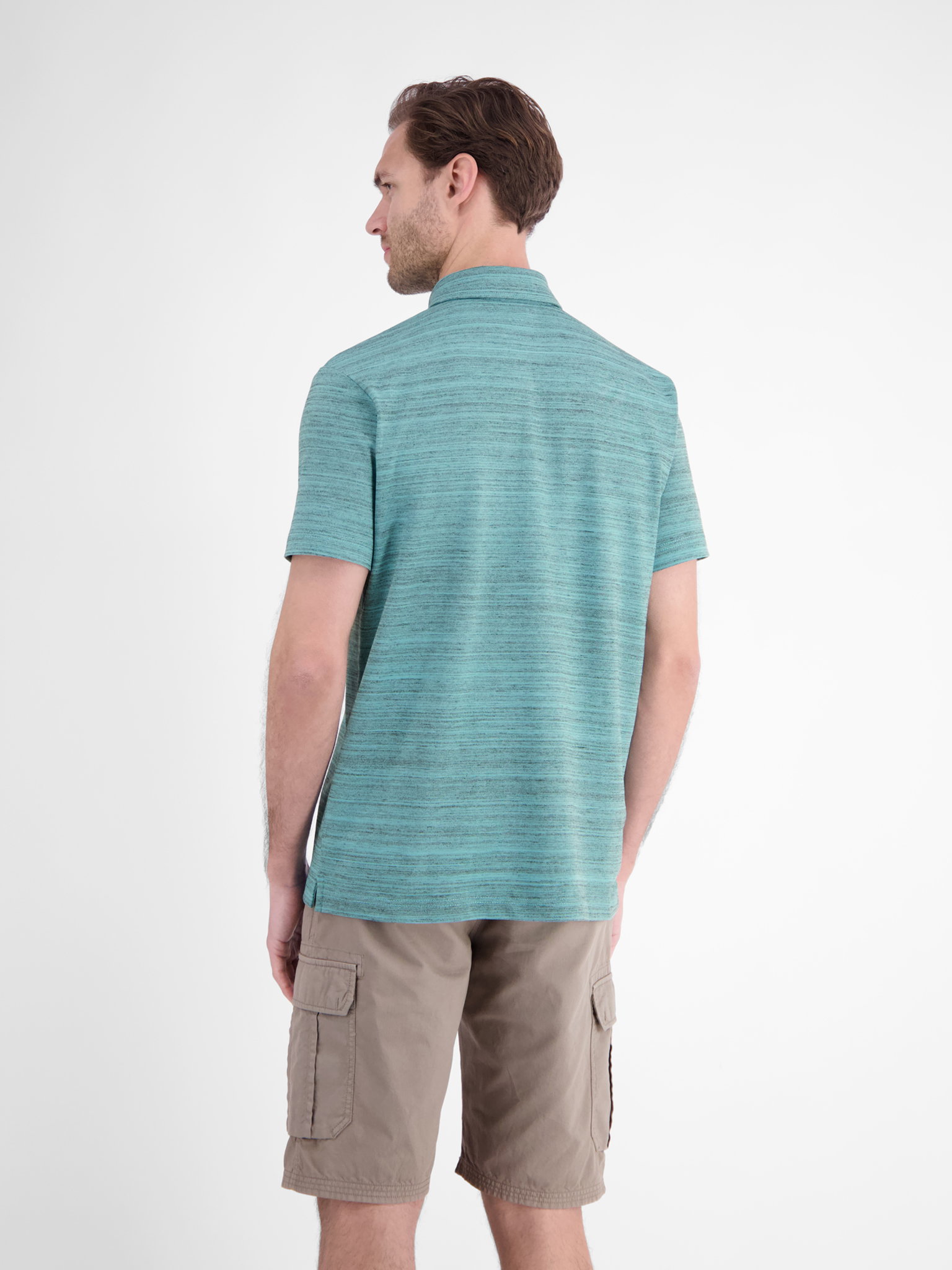 POLO 1/2 ARM, REEF BLUE #4