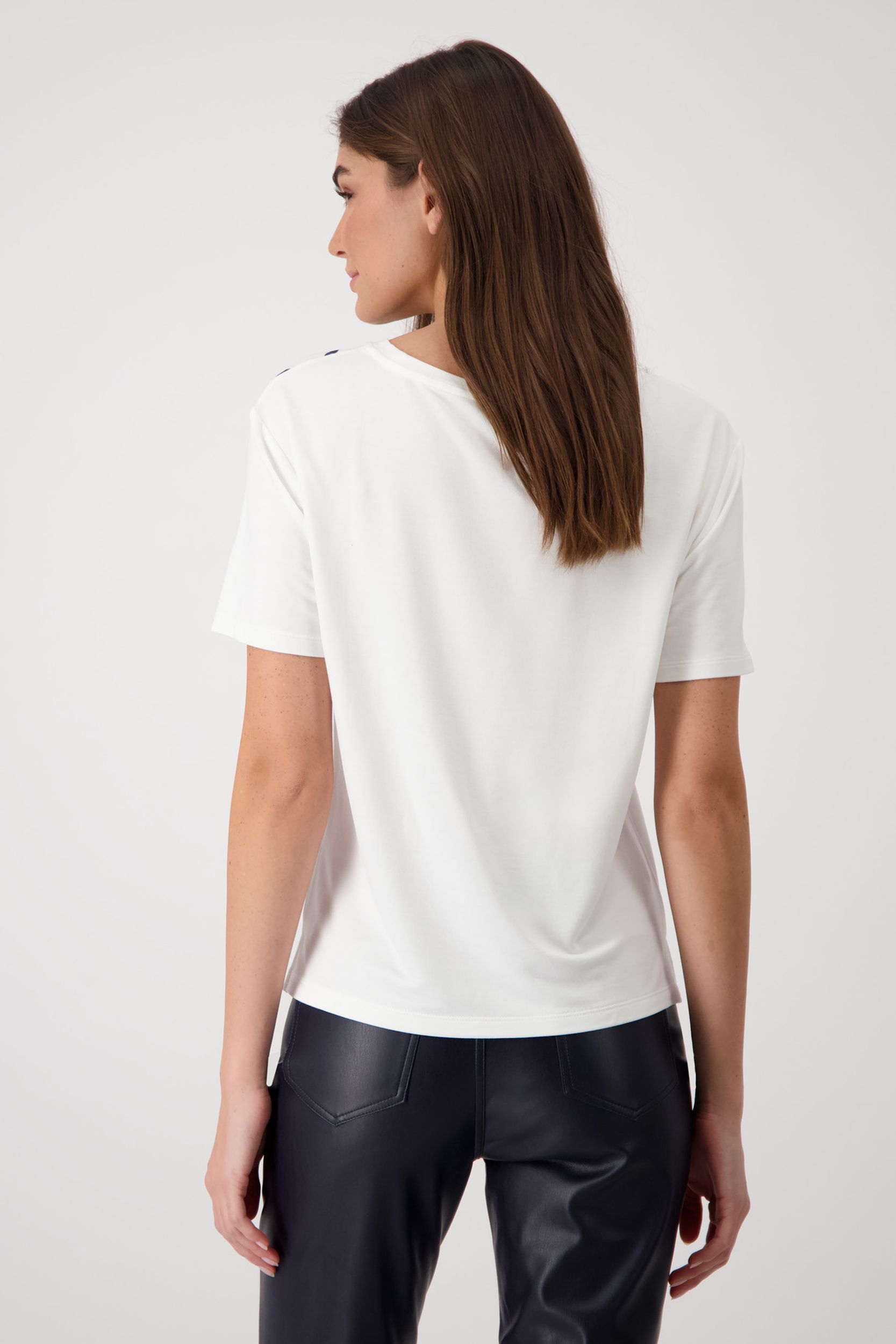 Monari |  T-Shirt, off-white | 42 | off-white