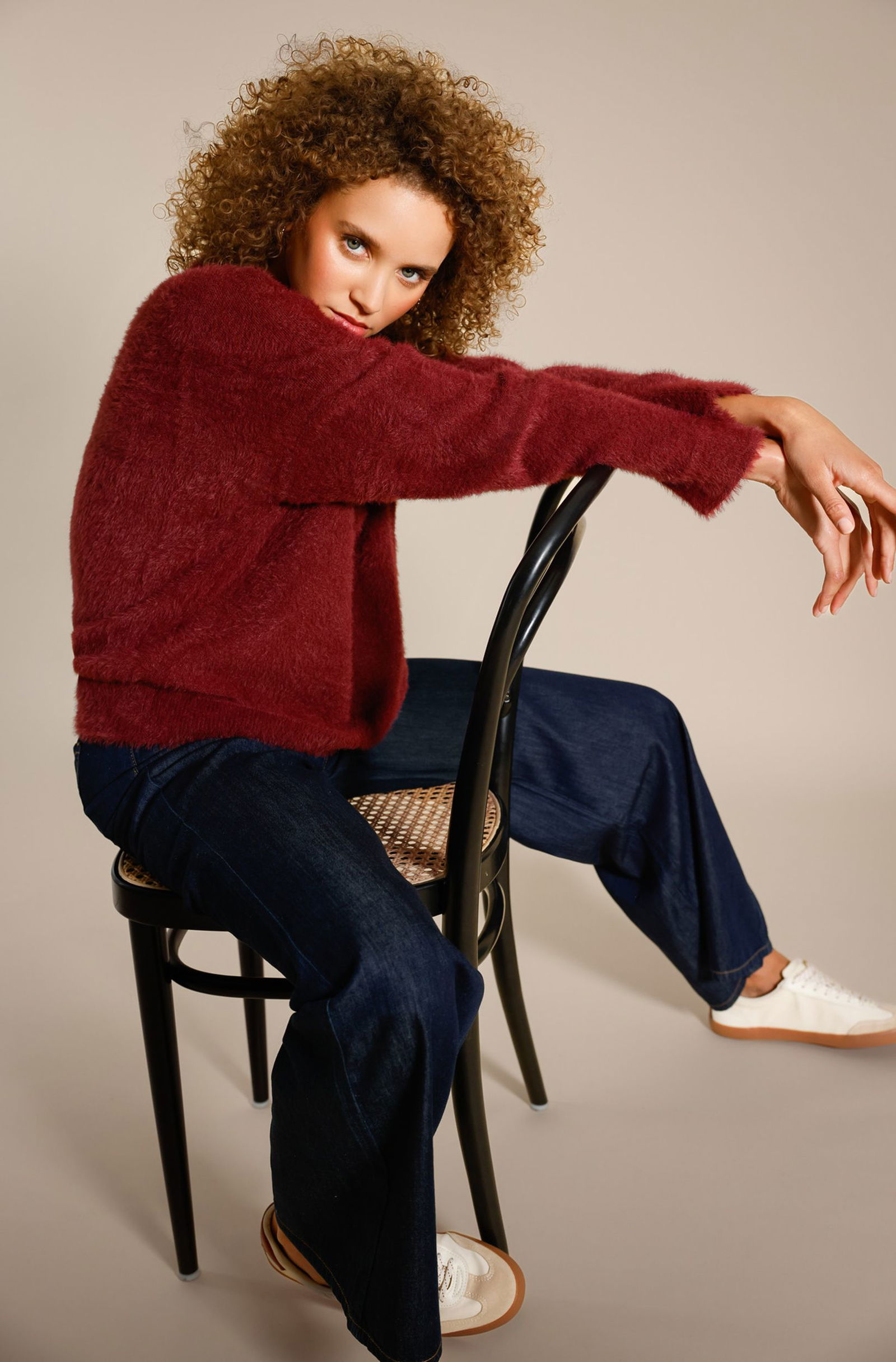 Monari | Monari Pullover | 42 | bordeaux