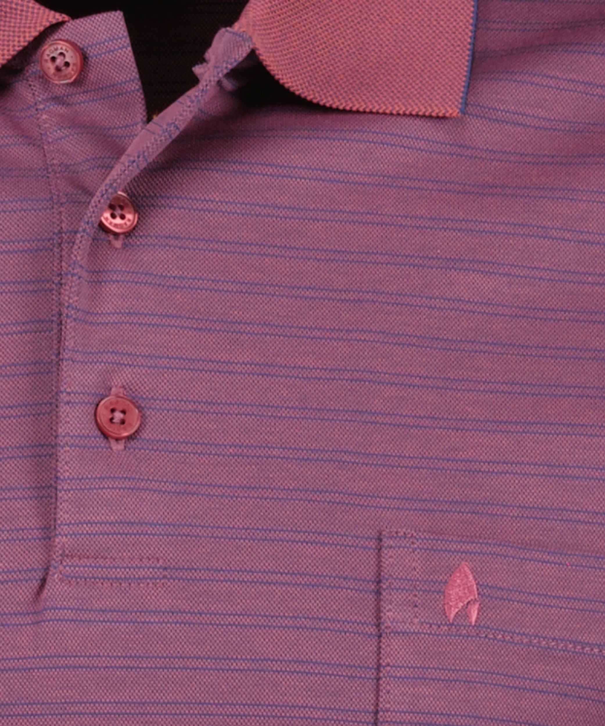 RAGMAN |  RAGMAN Poloshirt  | L | beere