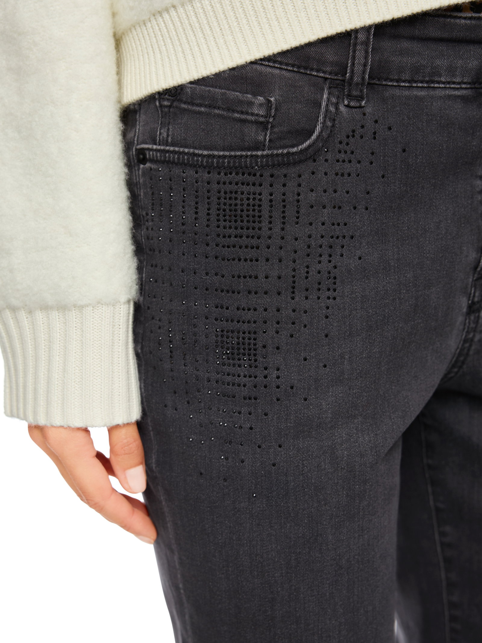 Marc Cain Sports Karo-Jeans RIAD "Rethink Together" #4