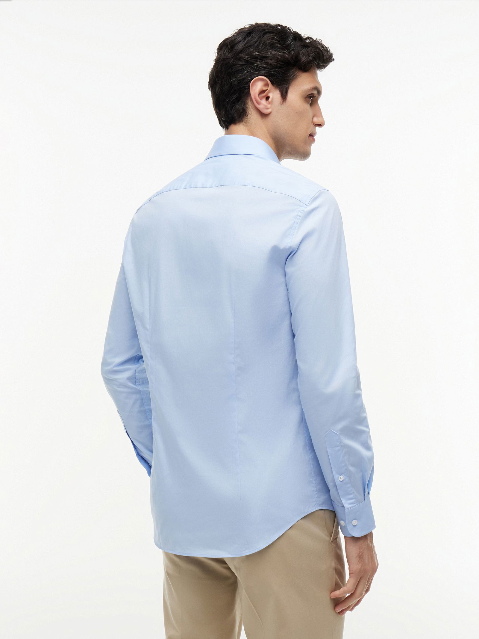 Tommy Hilfiger |  Tommy Hilfiger Hemd Slim Fit  | 39/R | custom color light blue