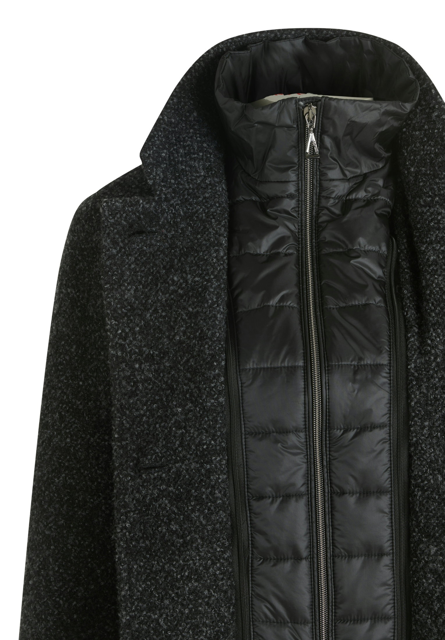 Jacke Wolle, Black/Grey #3