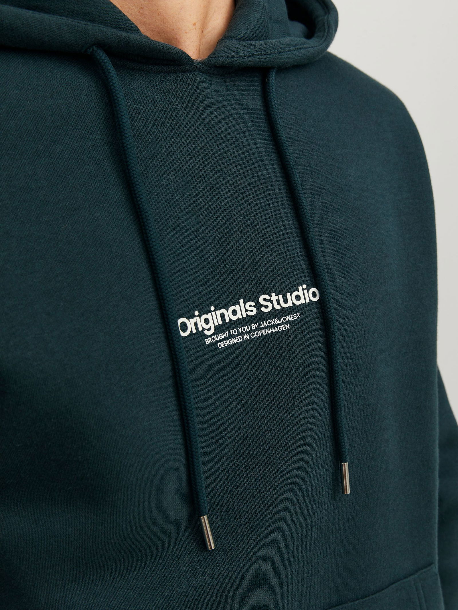 Jack&Jones |  JORVESTERBRO SWEAT HOOD NOOS | XL | moonbeam