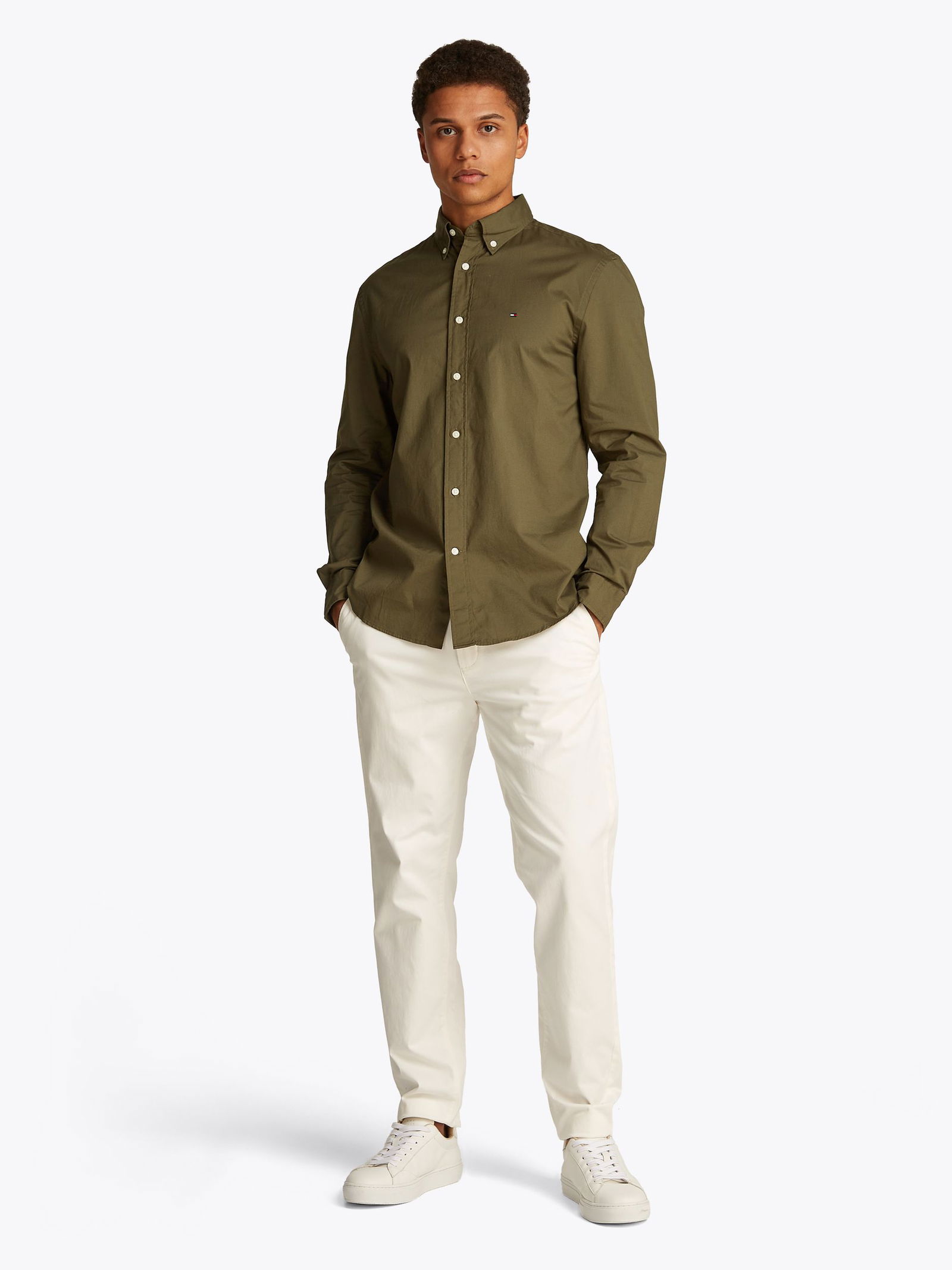 Tommy Hilfiger |  Tommy Hilfiger Hemd Regular Fit  | L | C3Q