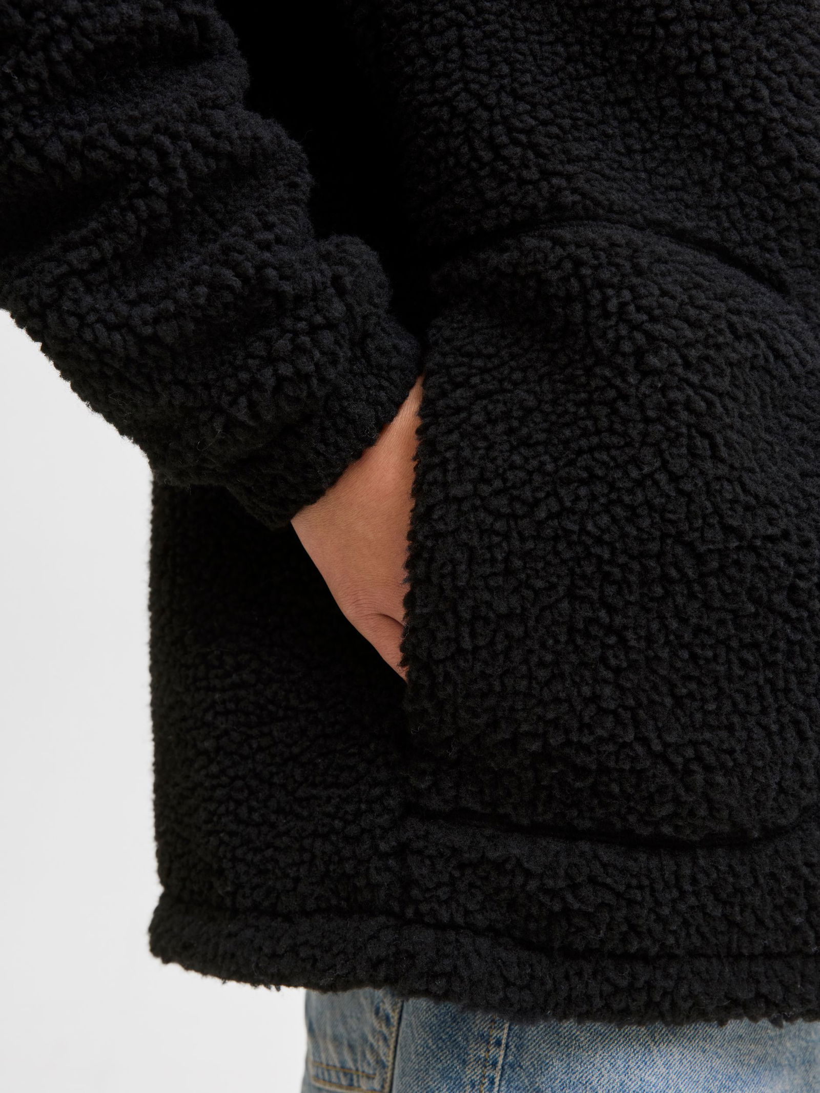 Jack&Jones | JJESOHO TEDDY JACKET SN JNR | 164 | black