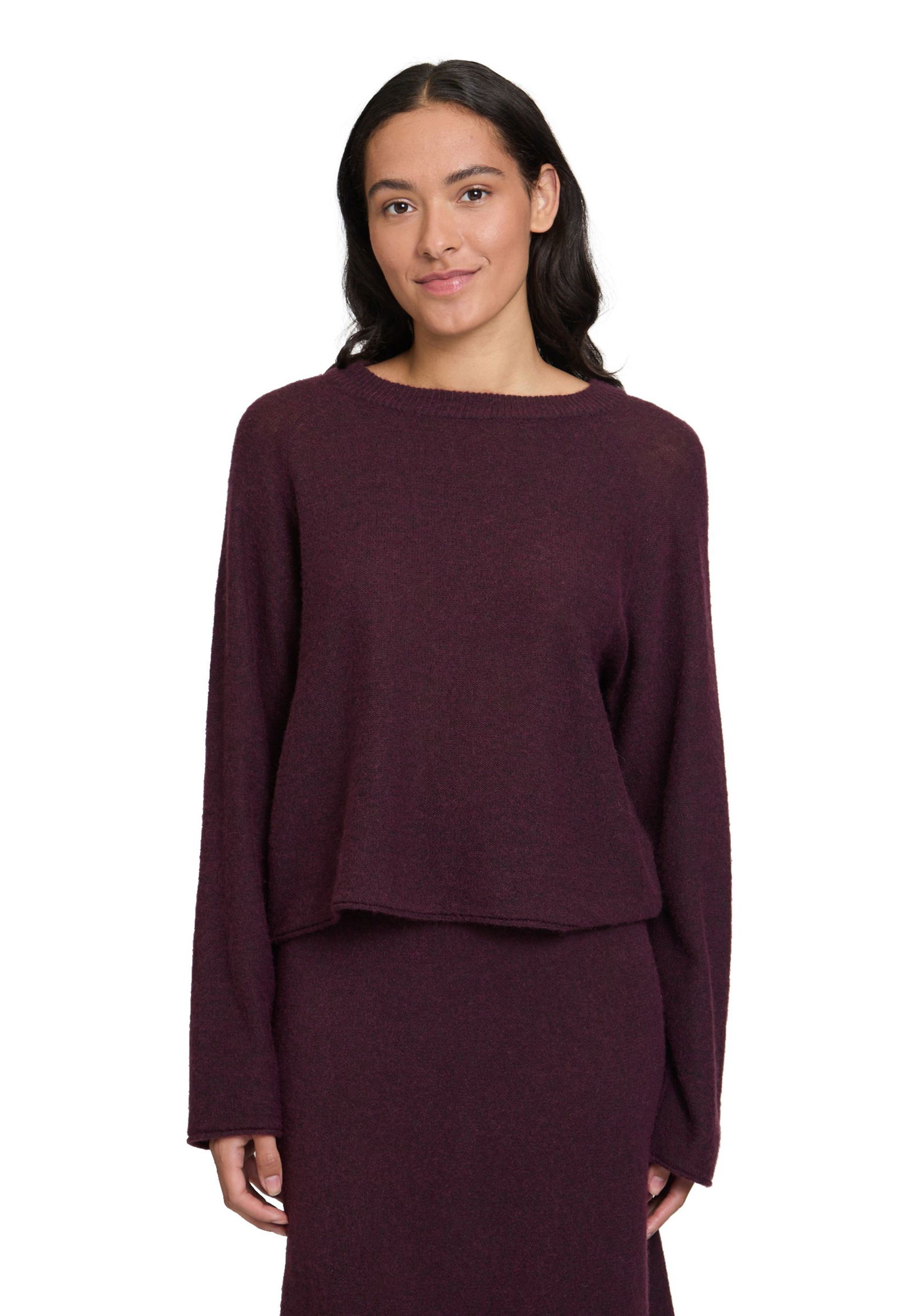 Cartoon | Cartoon Pullover | 44 | dark aubergine