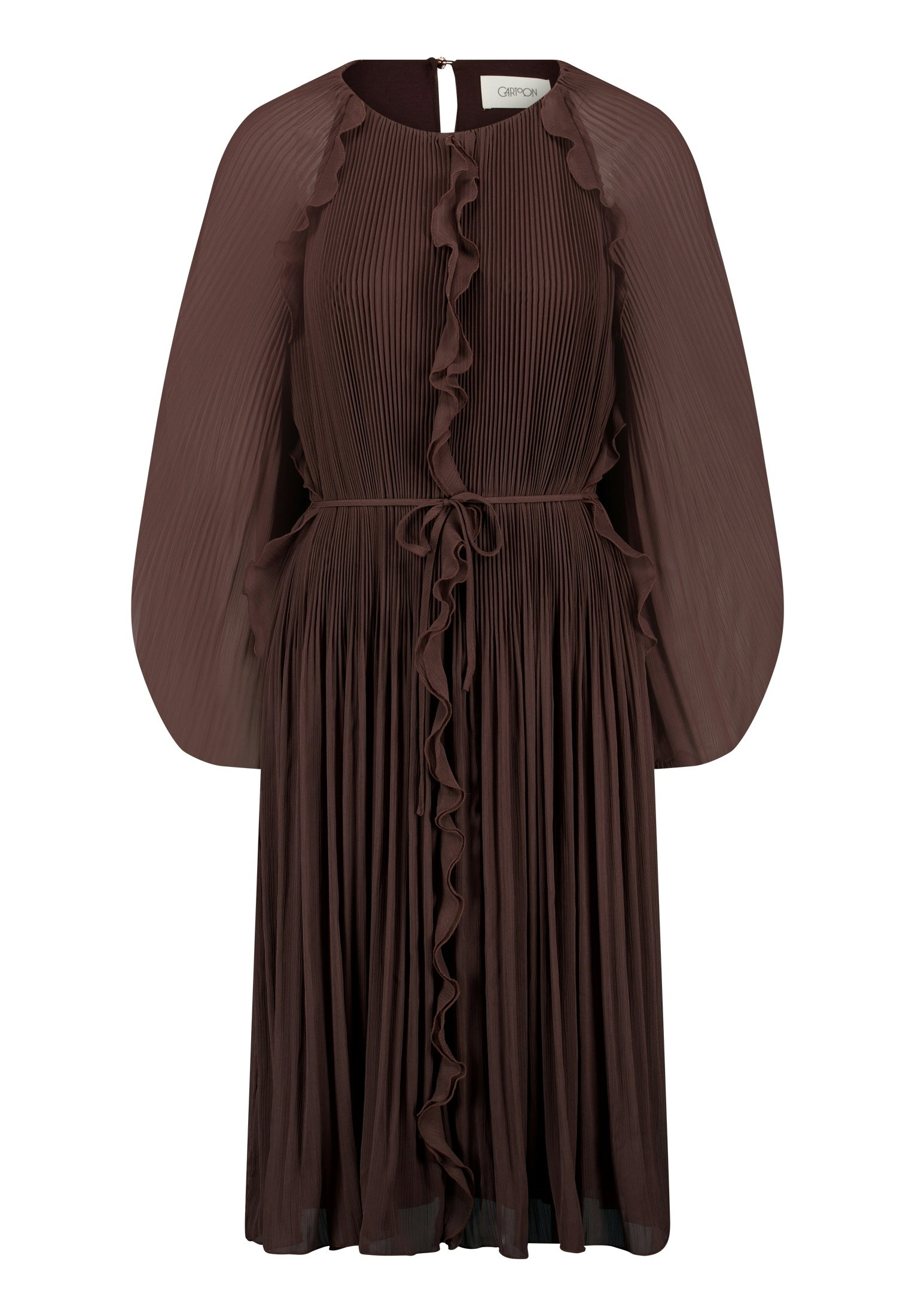 Kleid Kurz 1/1 Arm, Black Coffee #1
