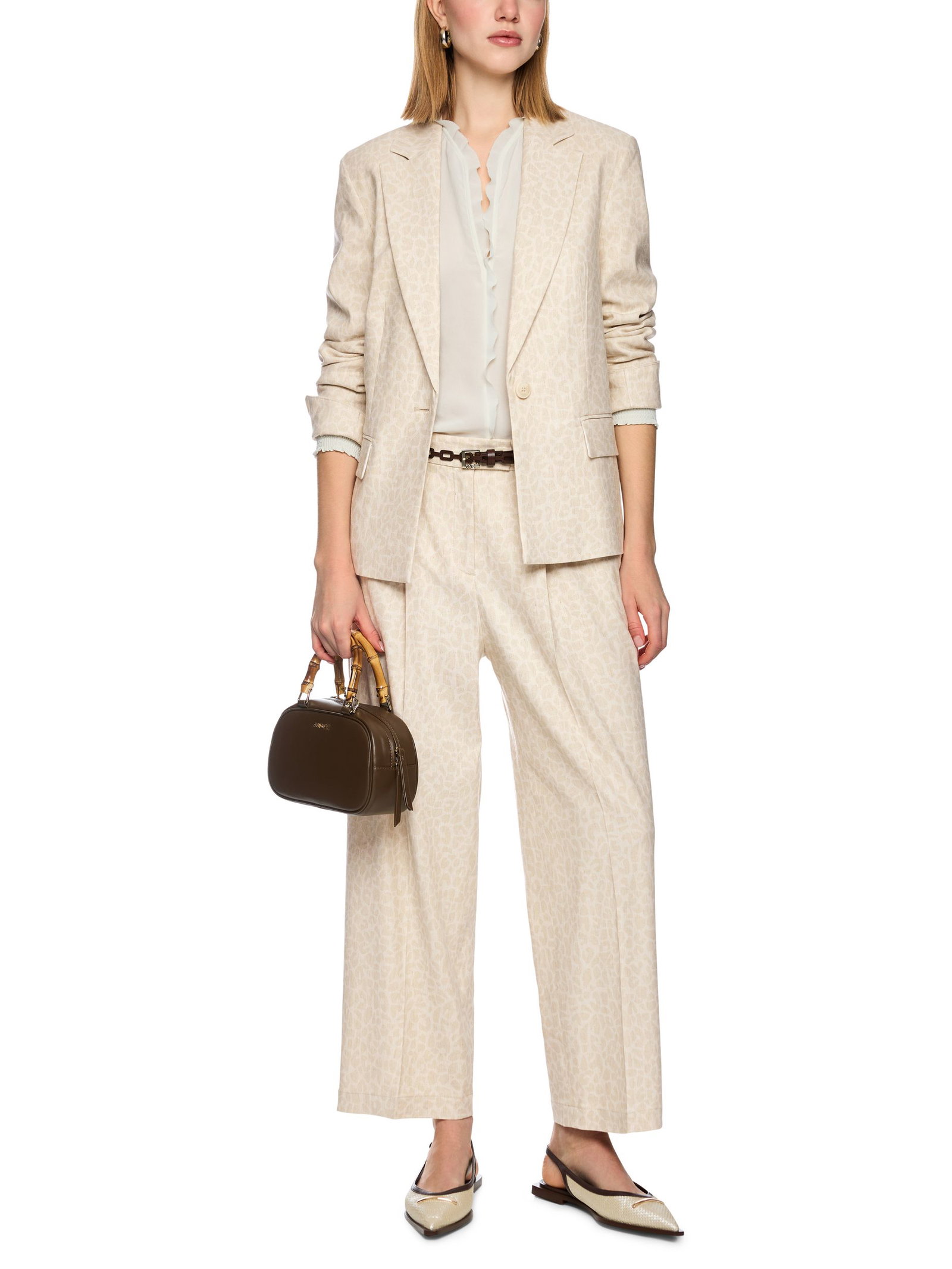 Marc Cain Collections |  Marc Cain Collections Kurzblazer  | 38 | bright ecru