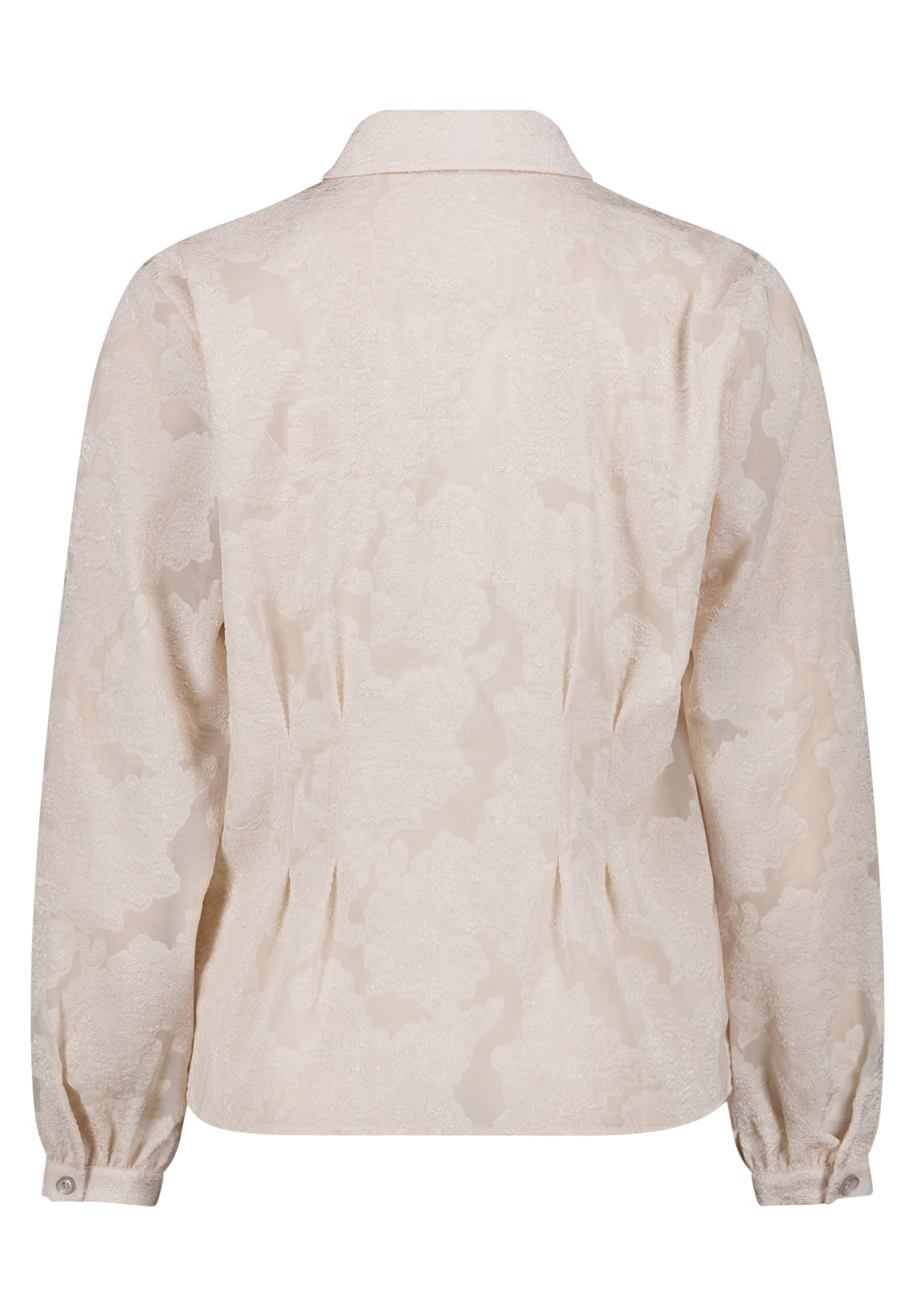 Bluse Kurz 1/1 Arm, Cream/Cream #2