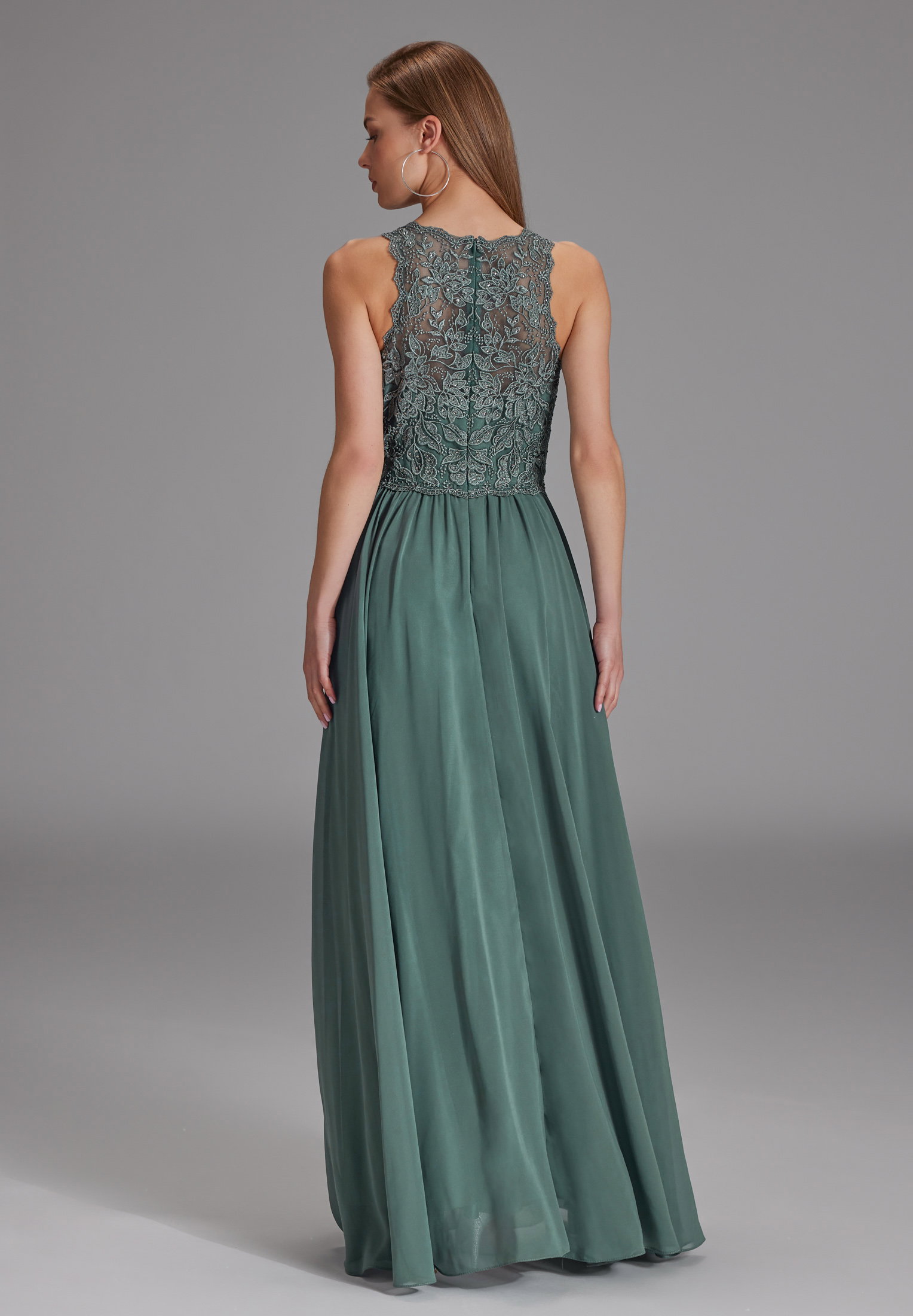 Hey Kyla High-closed-Abendkleid mit floraler Spitze #2