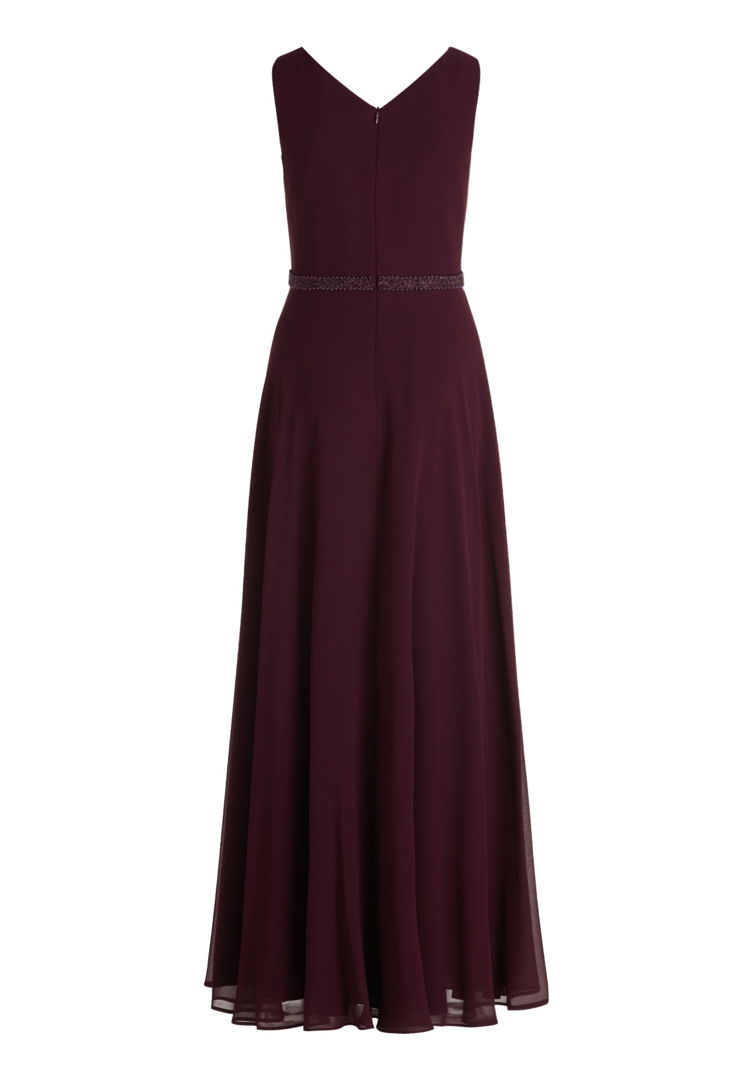 Kleid Lang ohne Arm, Strong Aubergine #2