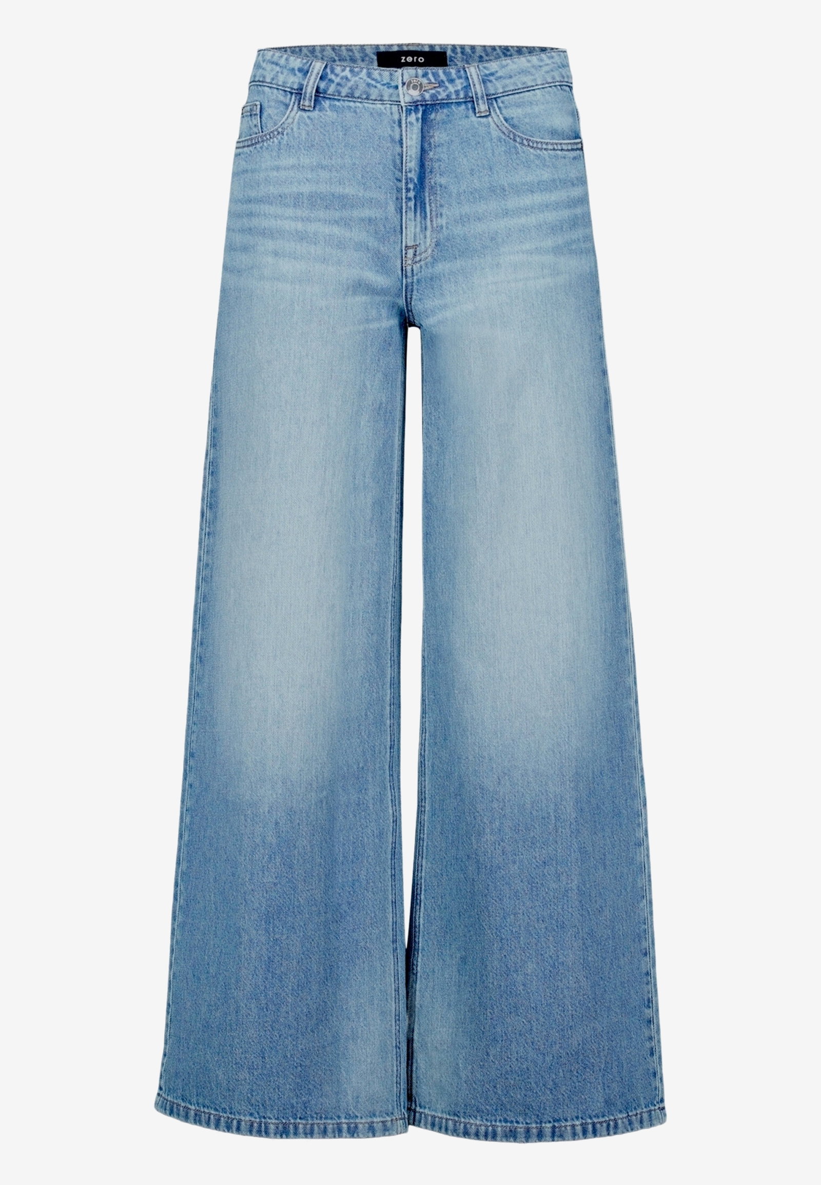 Hose Jeans 1/1 Länge, Middle Blue Denim #1