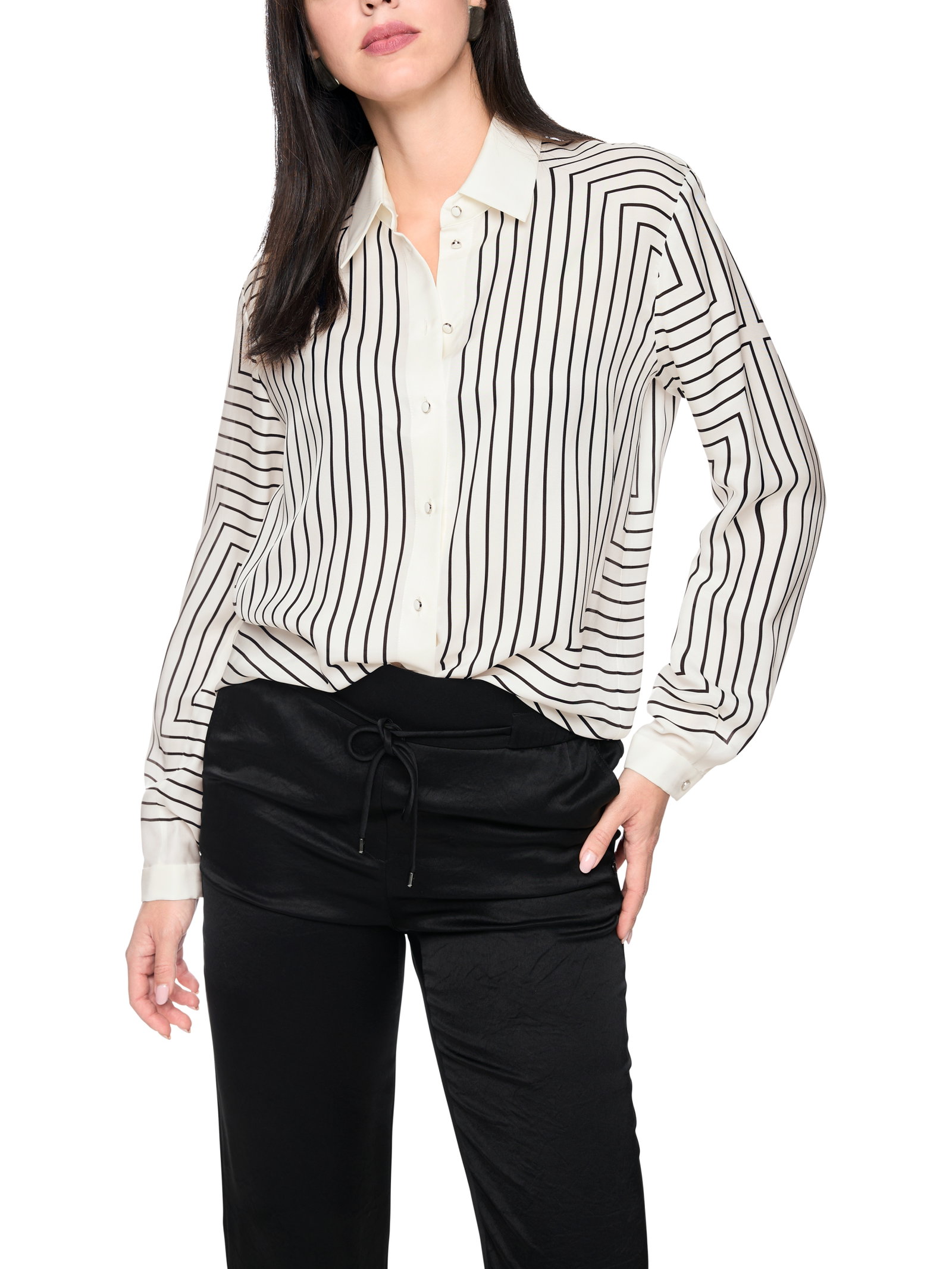 Bluse, white and black #7