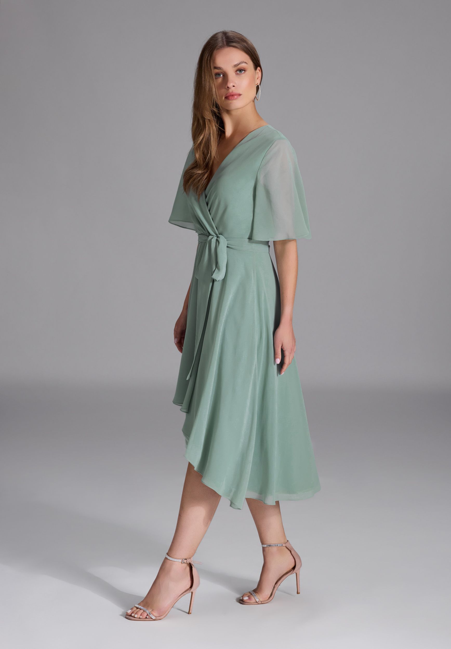 SWING |  SWING Kurzes Kleid  | 42 | soft green