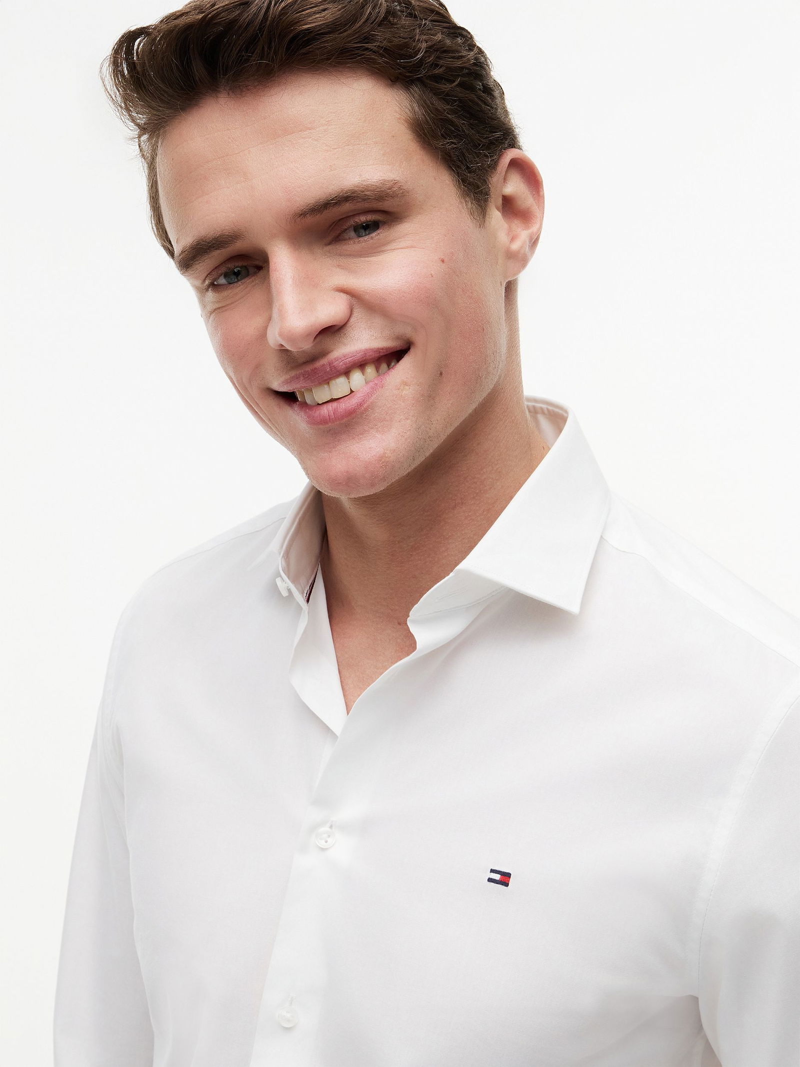 Tommy Hilfiger |  Tommy Hilfiger Hemd Slim Fit  | 40/R | custom color light blue