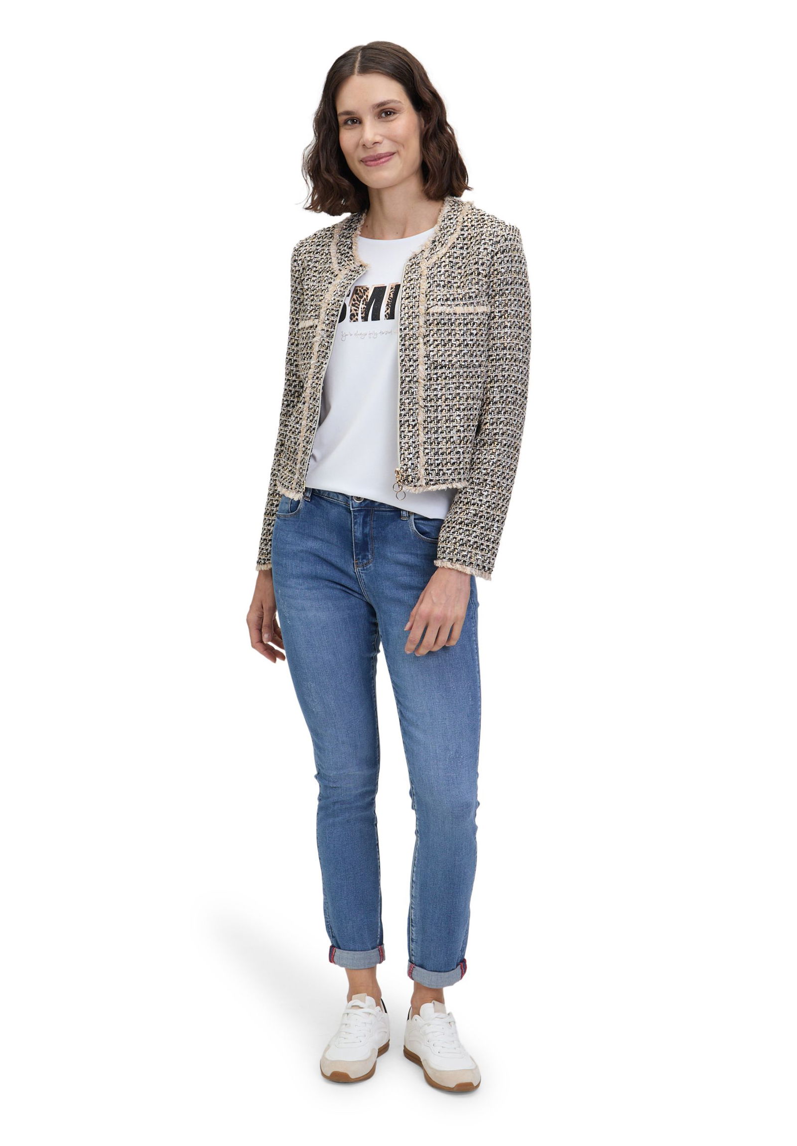 28f15c286d9f8f08454a311c65346f46 Betty Barclay |  Betty Barclay Funktionsjacke  | 38 | schwarz/beige