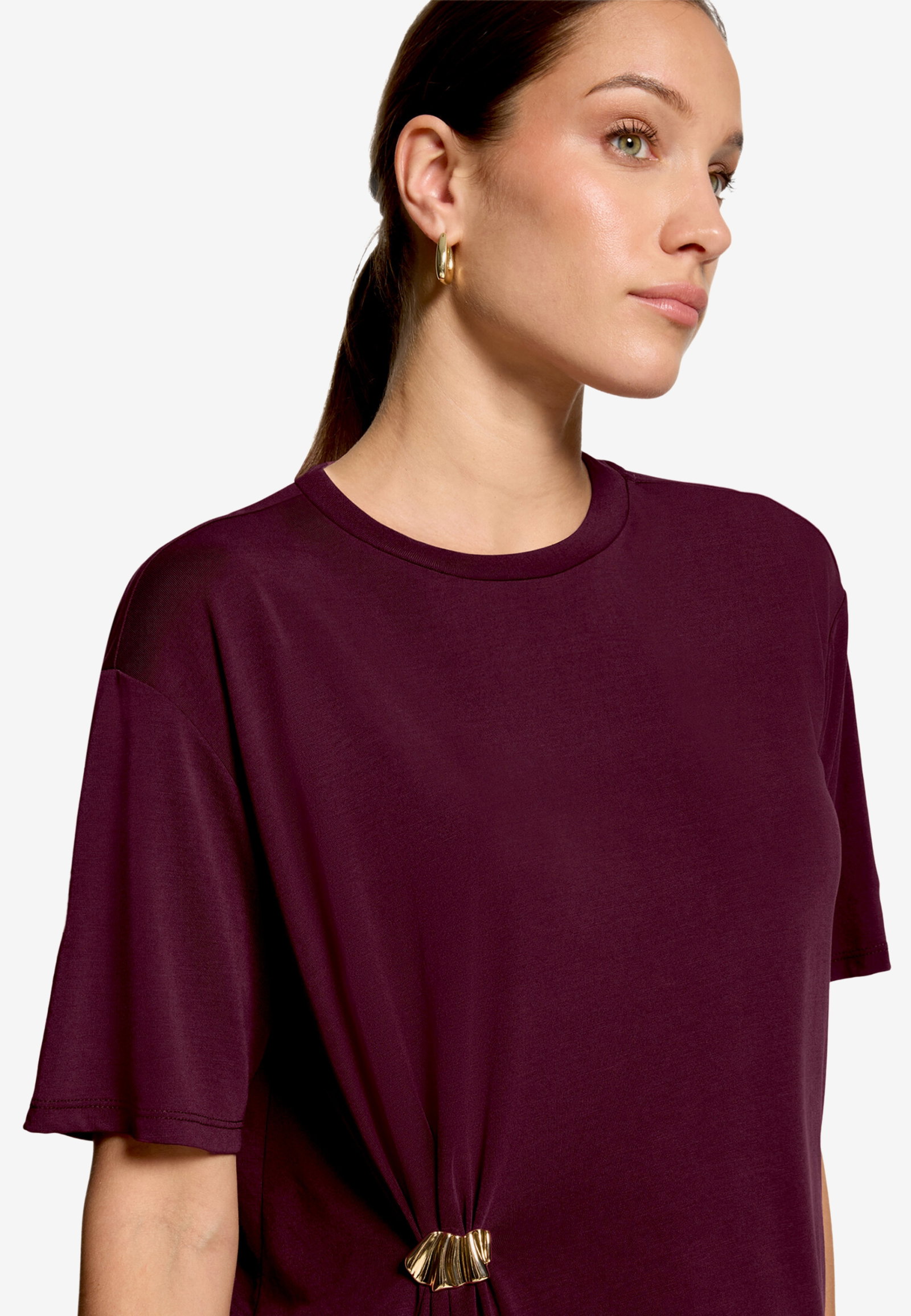 Shirt Kurz 1/2 Arm, Dark Aubergine #5