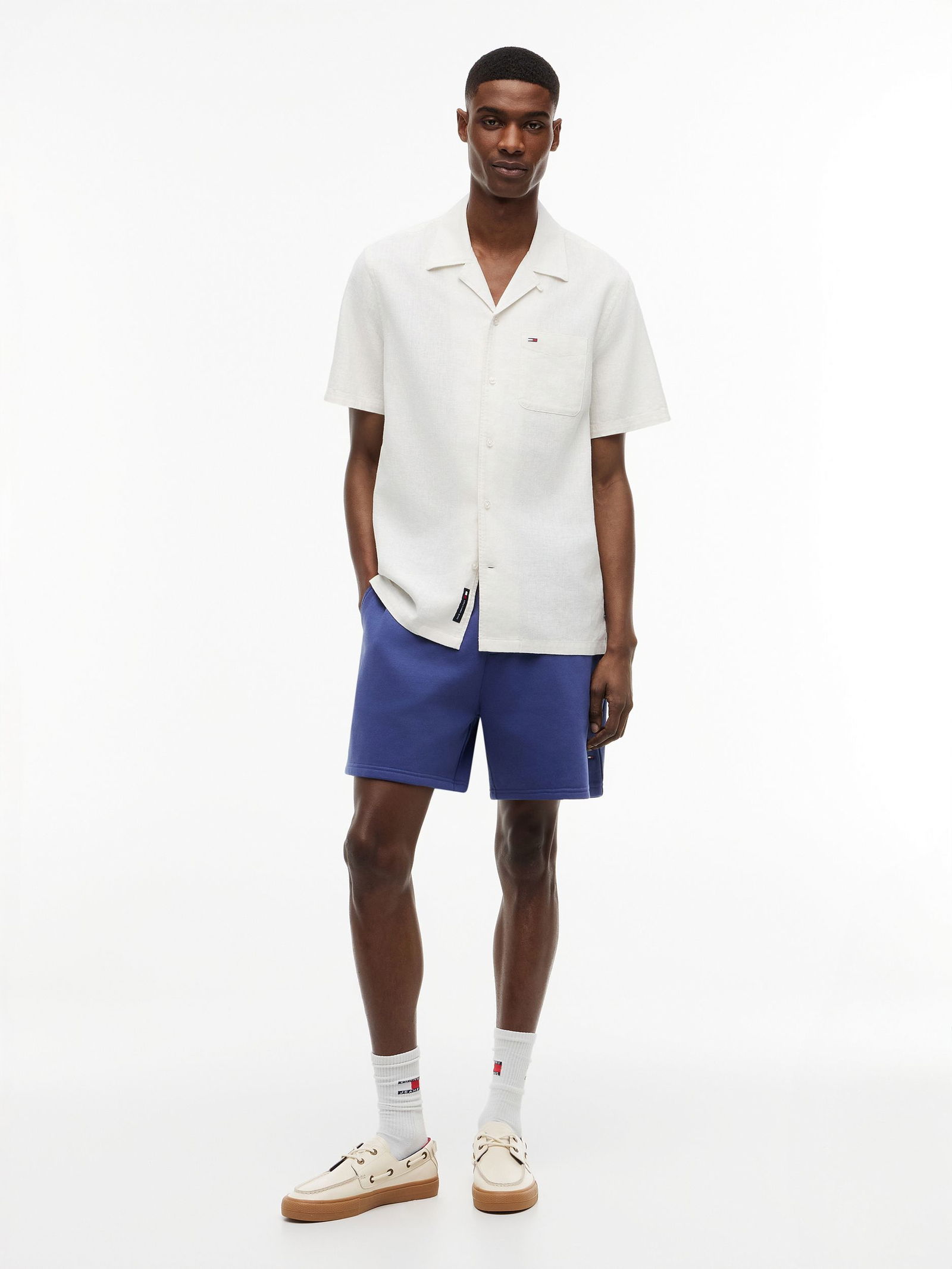 Tommy Jeans |  Tommy Jeans Hemd Super Slim Fit  | M | ecru