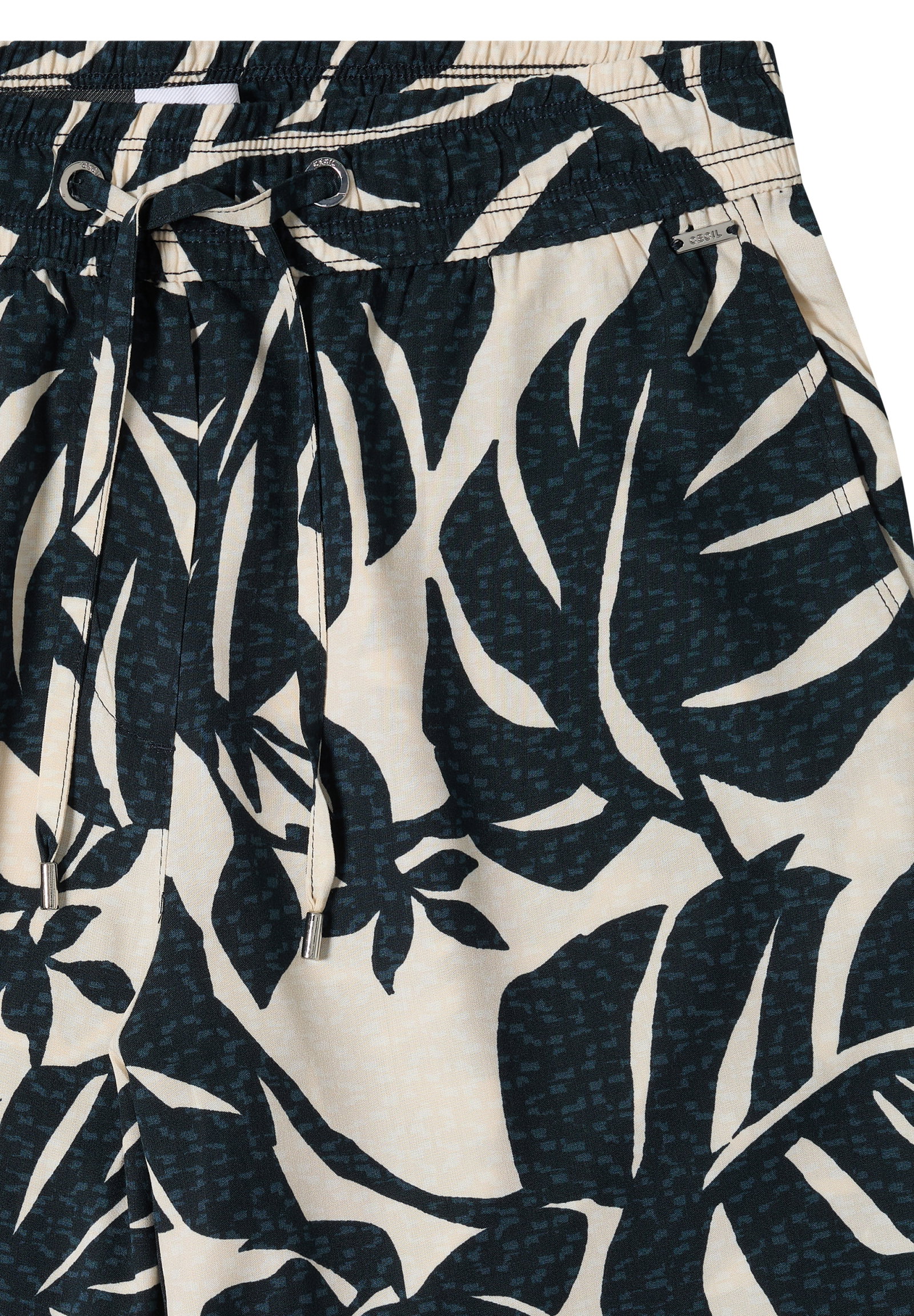 TOS Style Neele AOP leaves big, palm breeze green #2