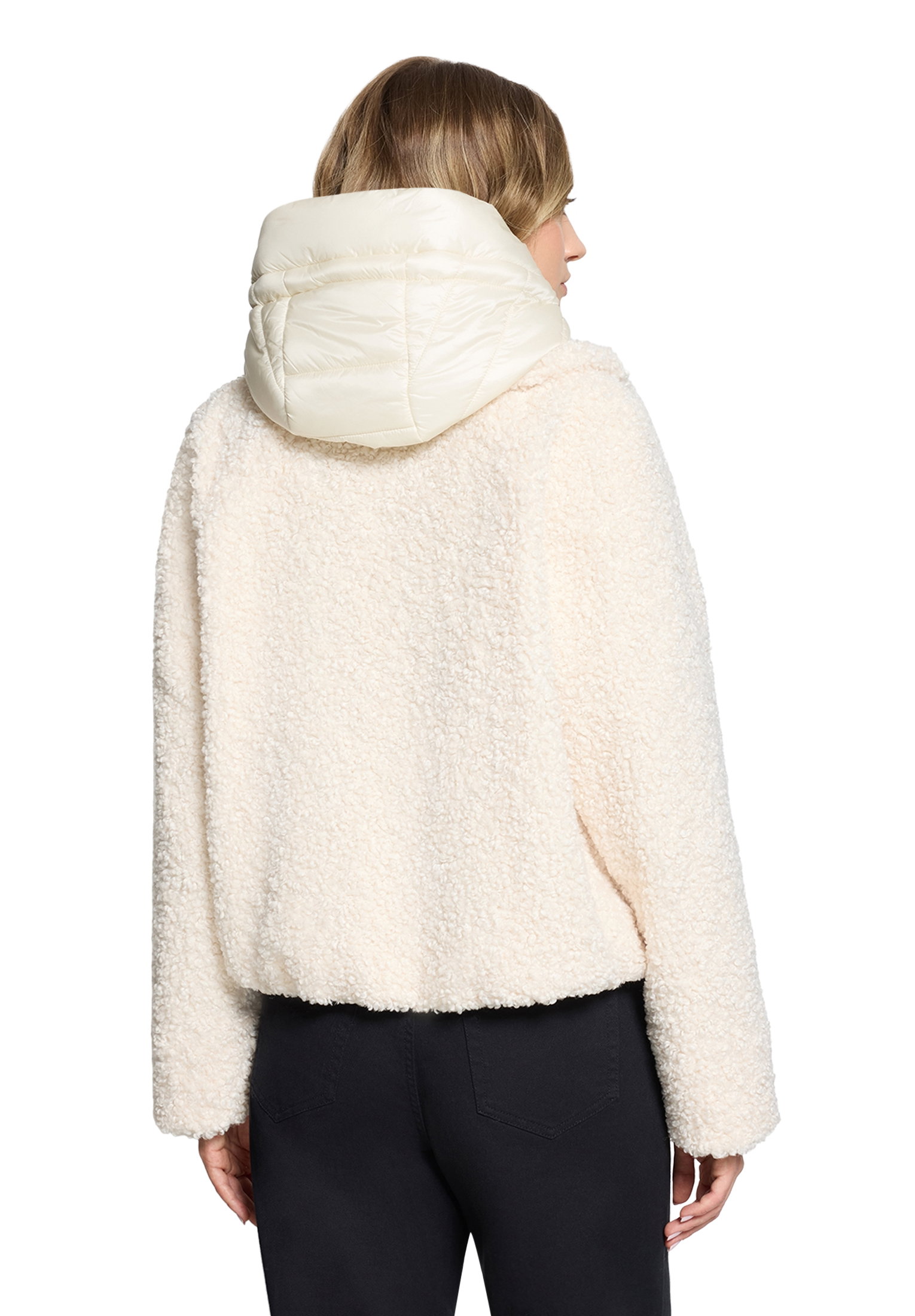 Jacke PlUEsch, Pearl Cream #4