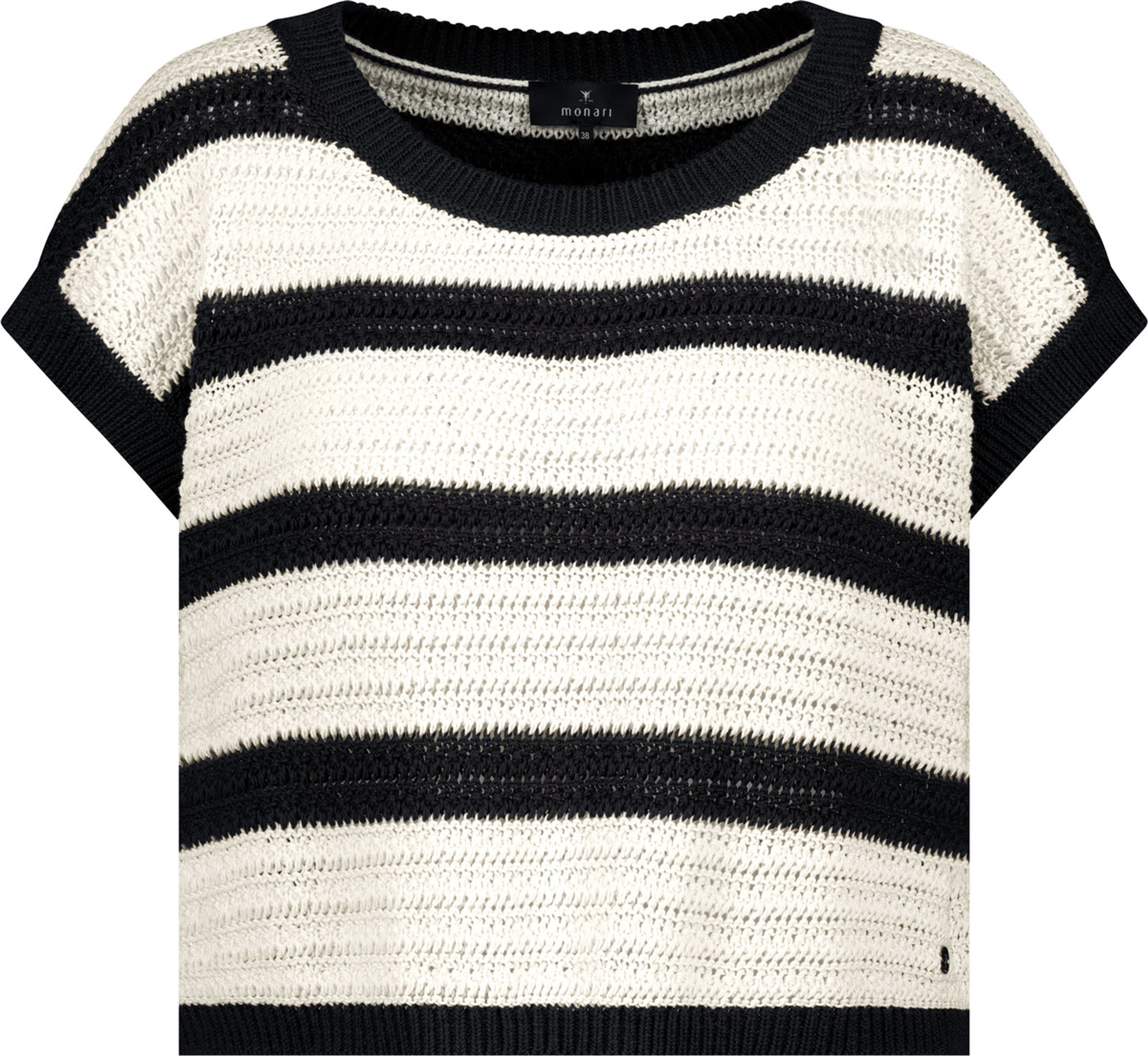 Monari |  Monari Pullover  | 36 | schwarz ringel