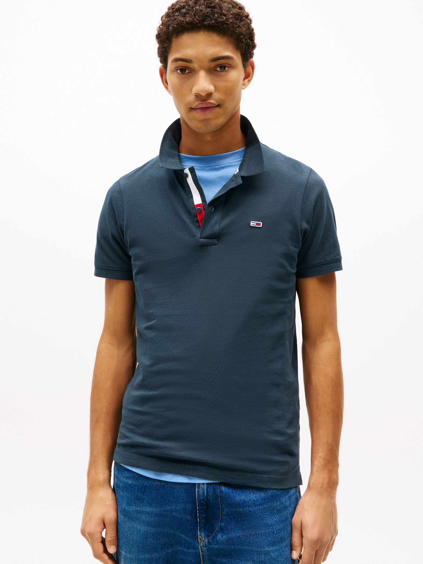 Tommy Jeans |  Tommy Jeans Poloshirt  | S | twilight navy