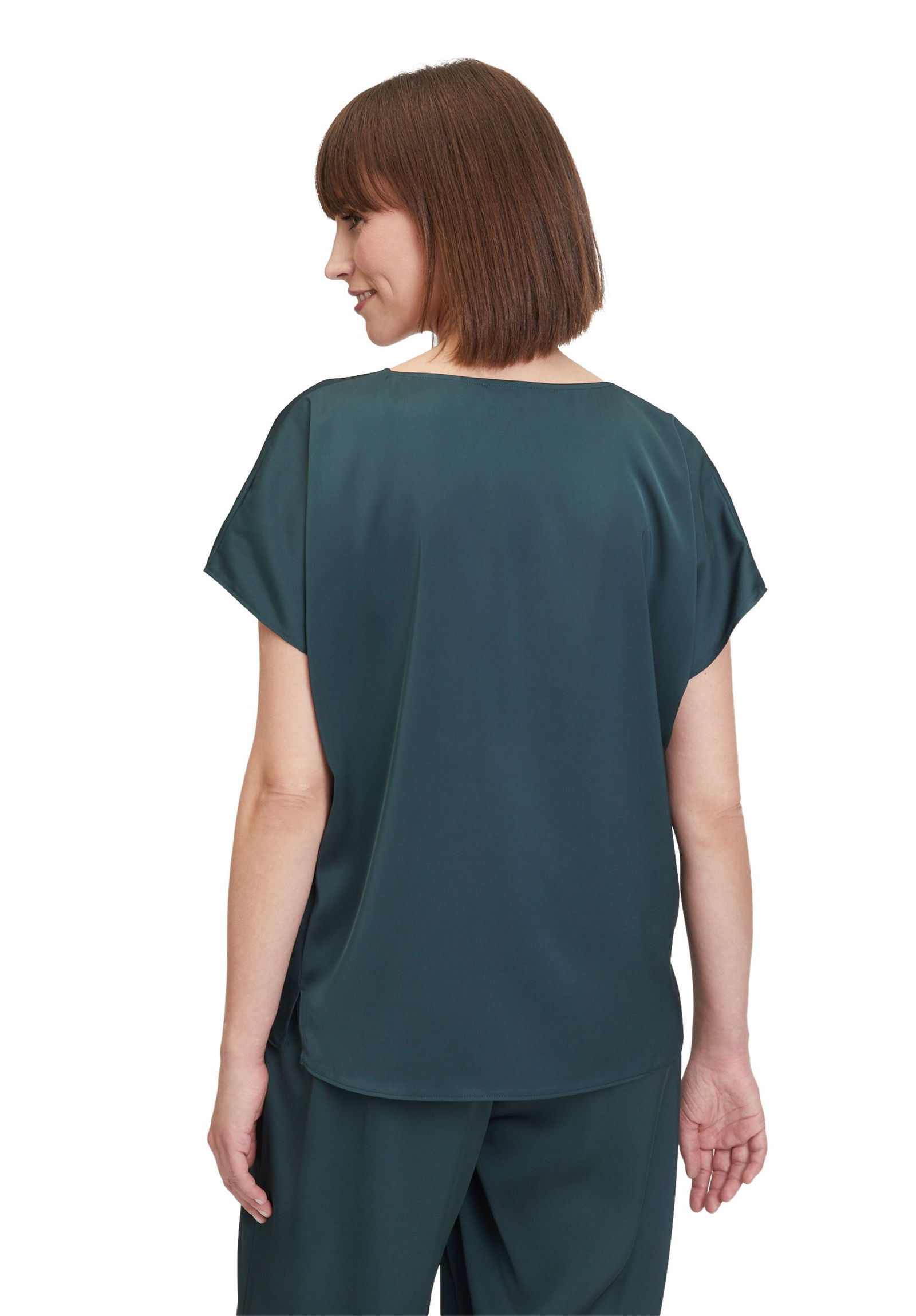 V by Vera Mont |  V by Vera Mont  Satin-Bluse | 36 | dusty slate