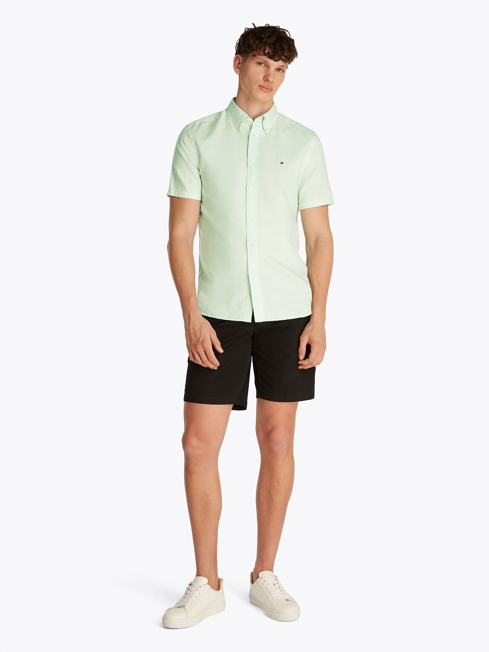 Tommy Hilfiger |  Tommy Hilfiger Hemd Regular Fit  | L | opal green