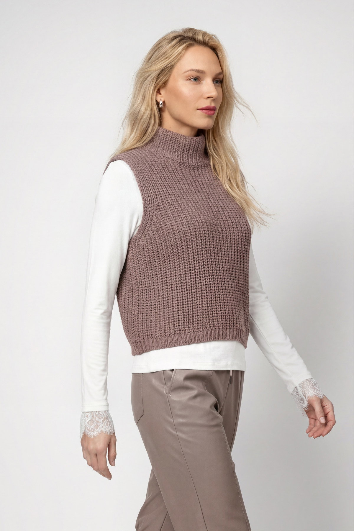 Pullunder, taupe #3