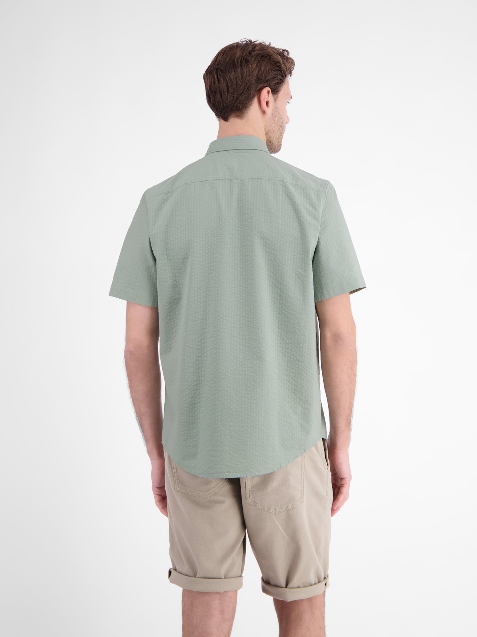 HEMD 1/2 ARM, BAY GREEN #4